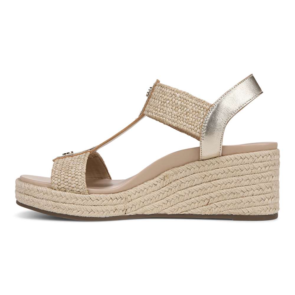 Vionic Calera Wedge - Gold Leather