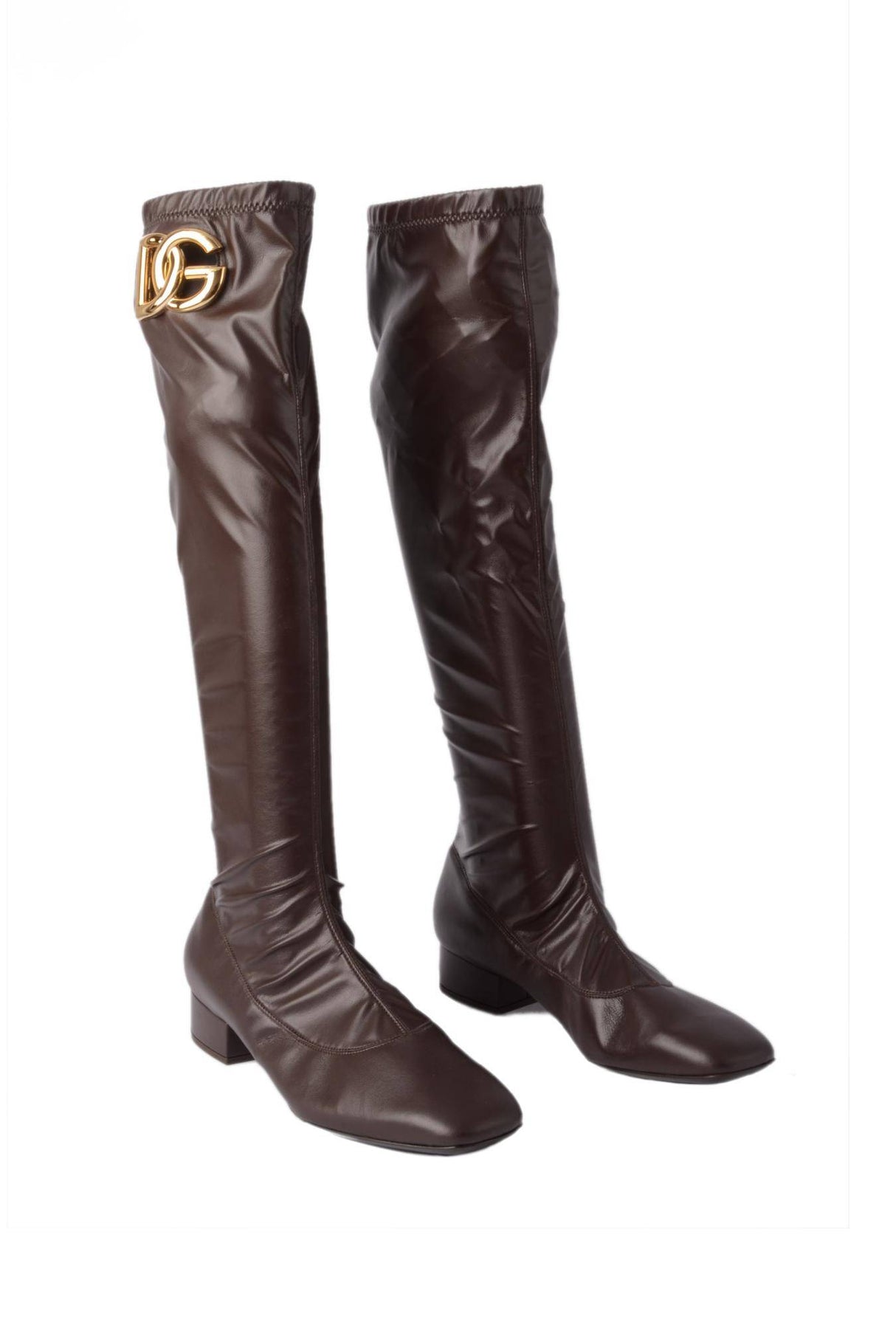 Dolce & Gabbana Women Leather Boots