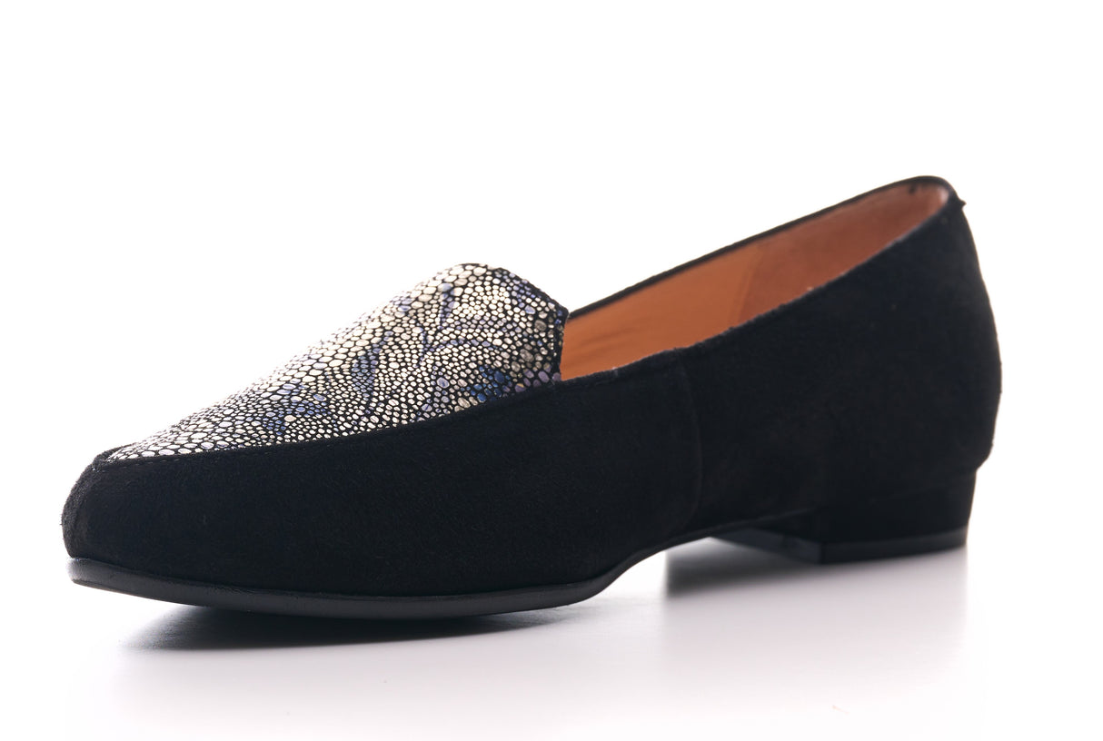 Bosccolo Womens Moccasin - Black