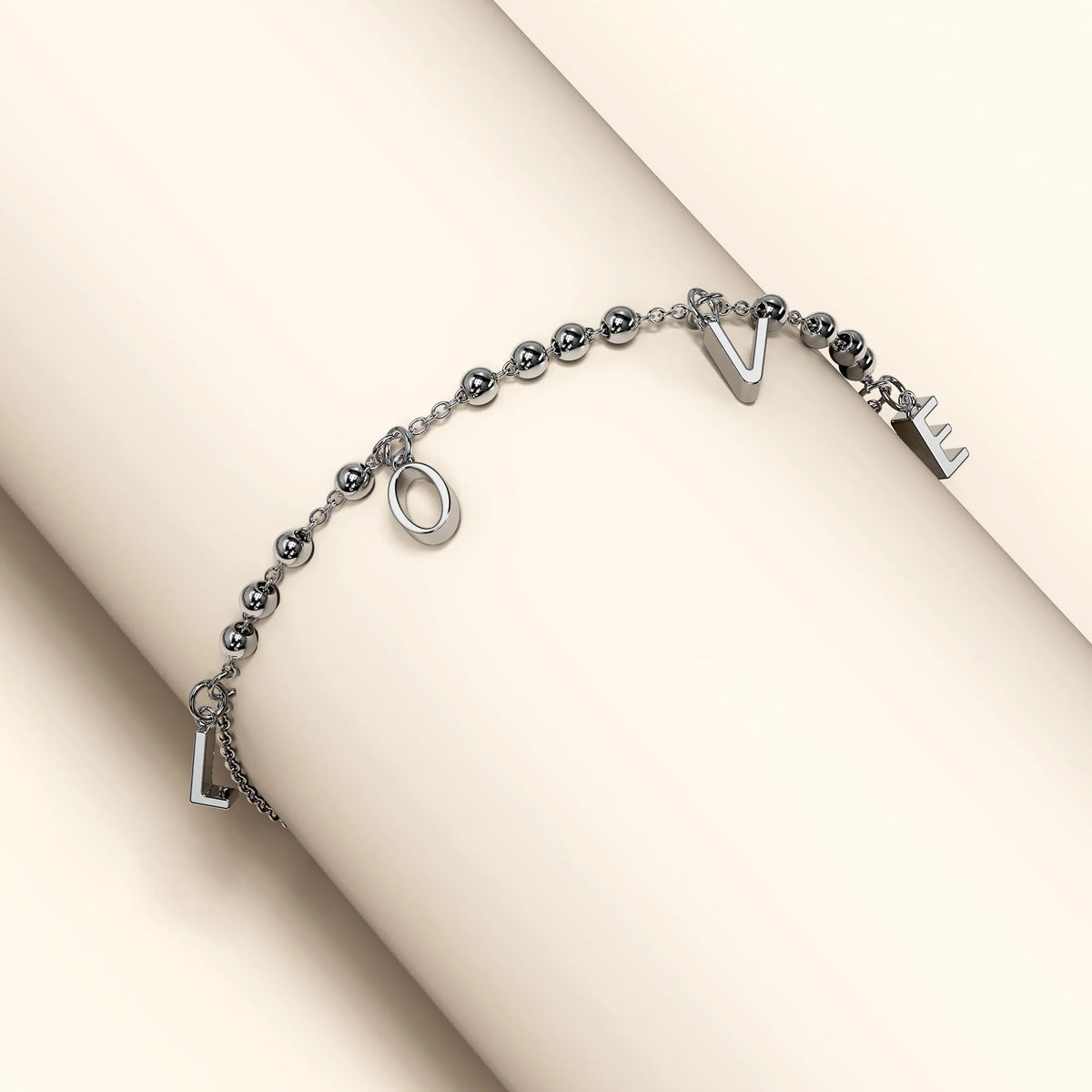 Bullion Gold Love Charm Bracelet
