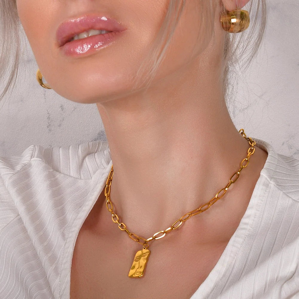 Bullion Gold Hannah Gold Titanium Hoop Earrings