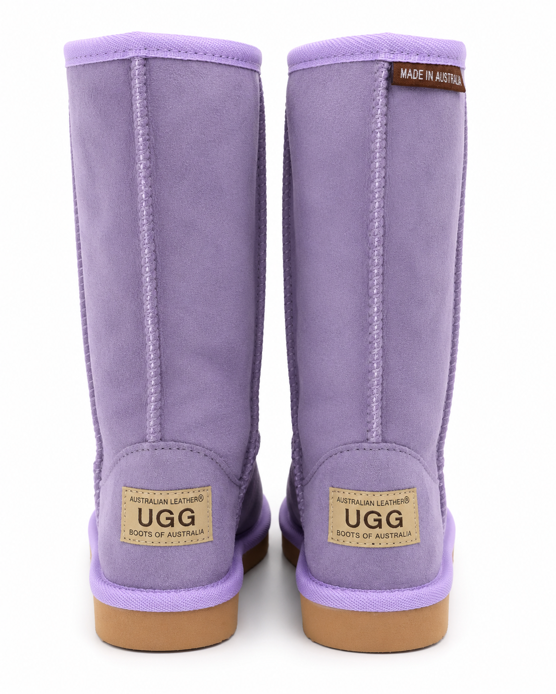 Australian Leather Ugg Kids Classic Long - Lilac - AU10