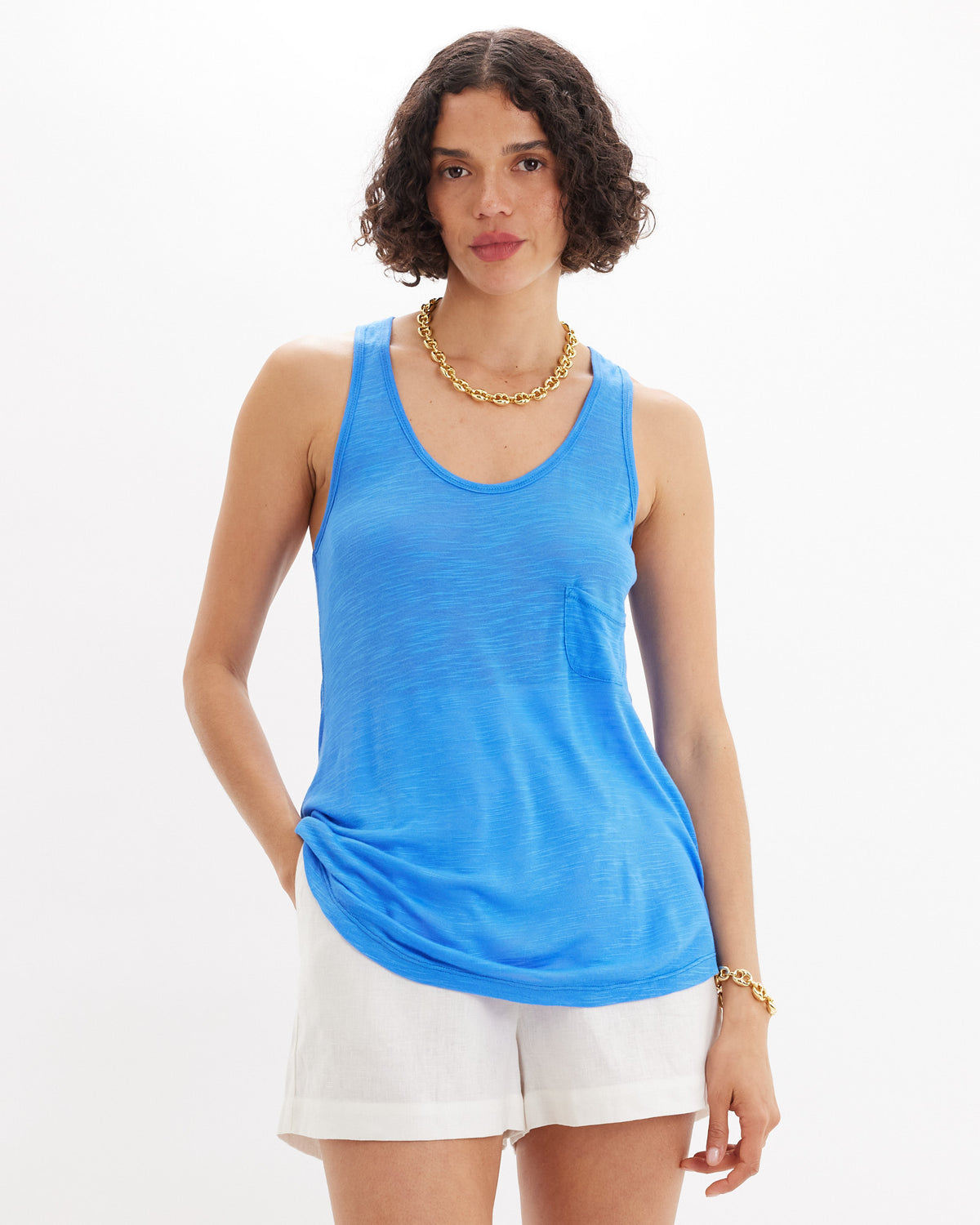 Amelius Flavia Pocket Tank - Blue