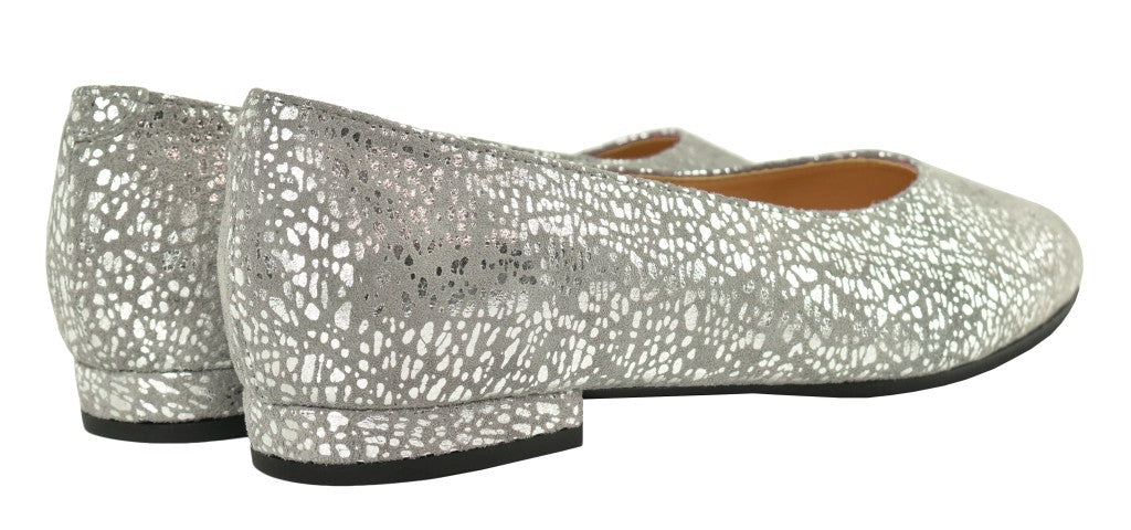 Bosccolo Womens Ballerina - Silver