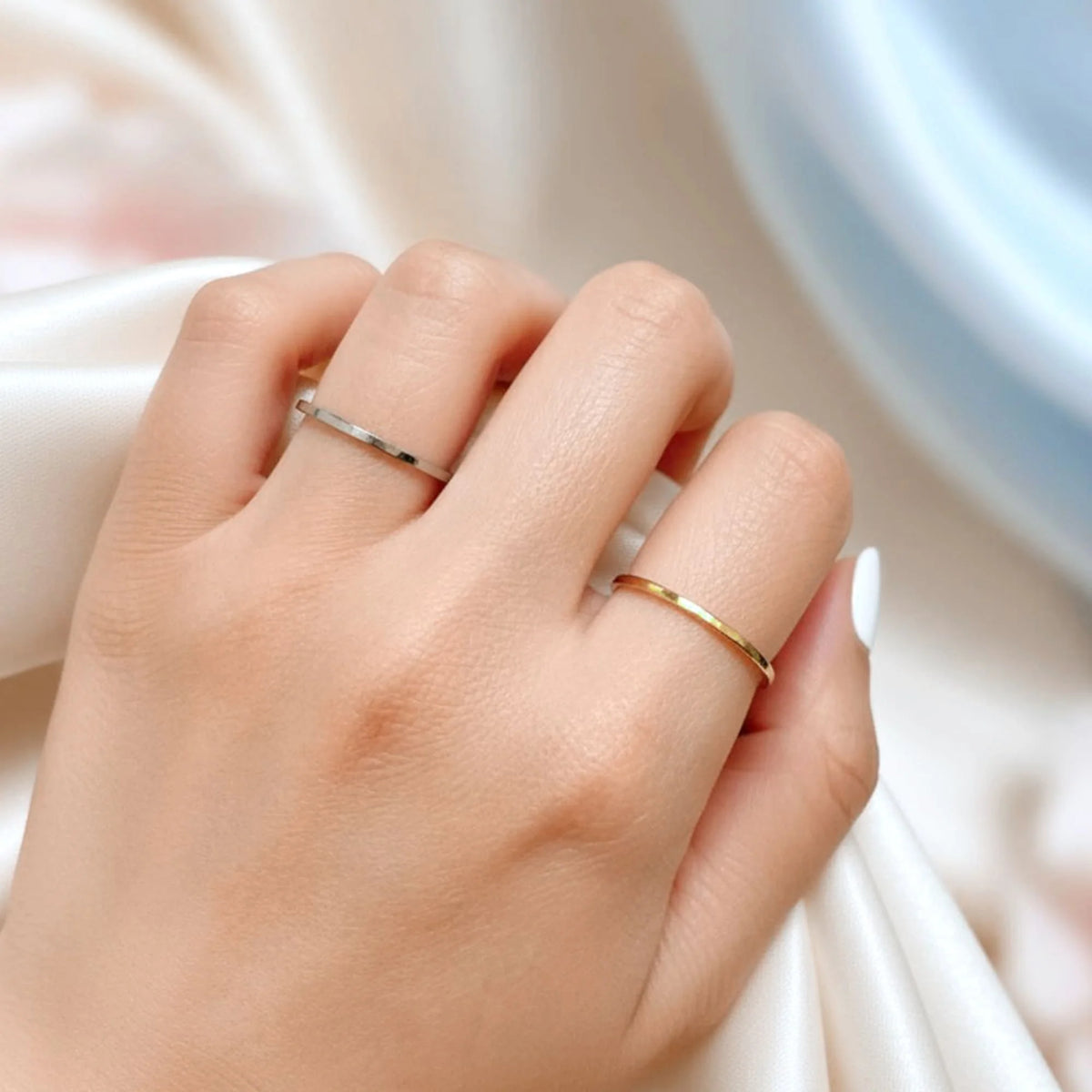 Bullion Gold Gold Simplicity Slim Ring