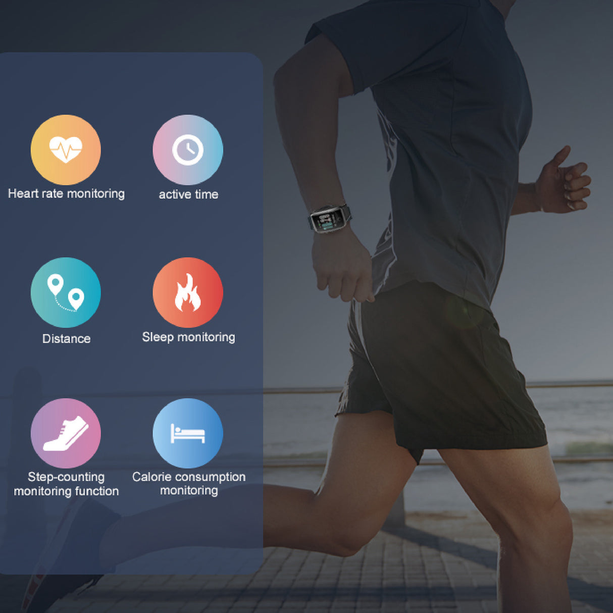 Fitsmart Silver Grey Smart Watch