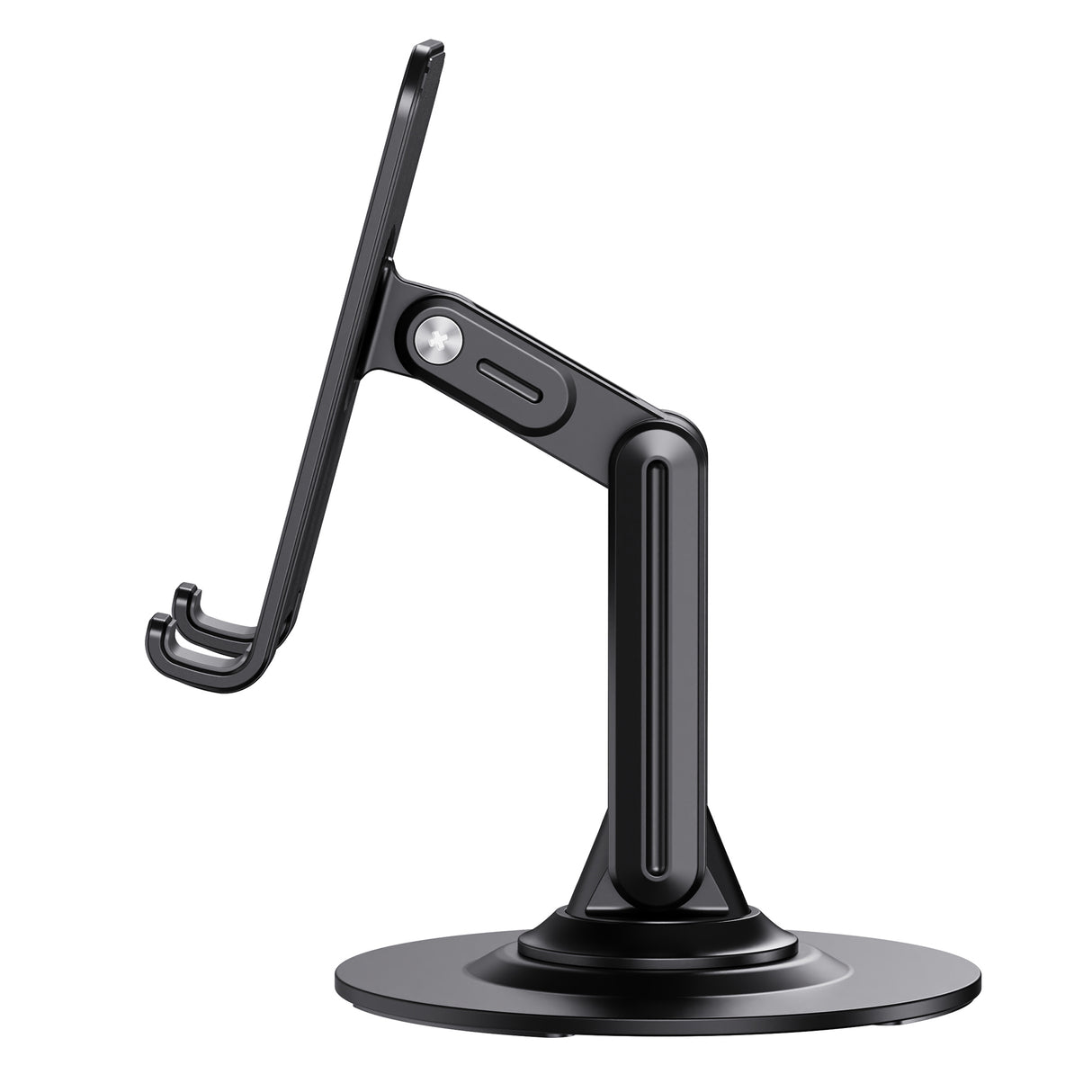 TODO 4 - 12" Mobile Phone Stand Mount Tablet Holder - Black