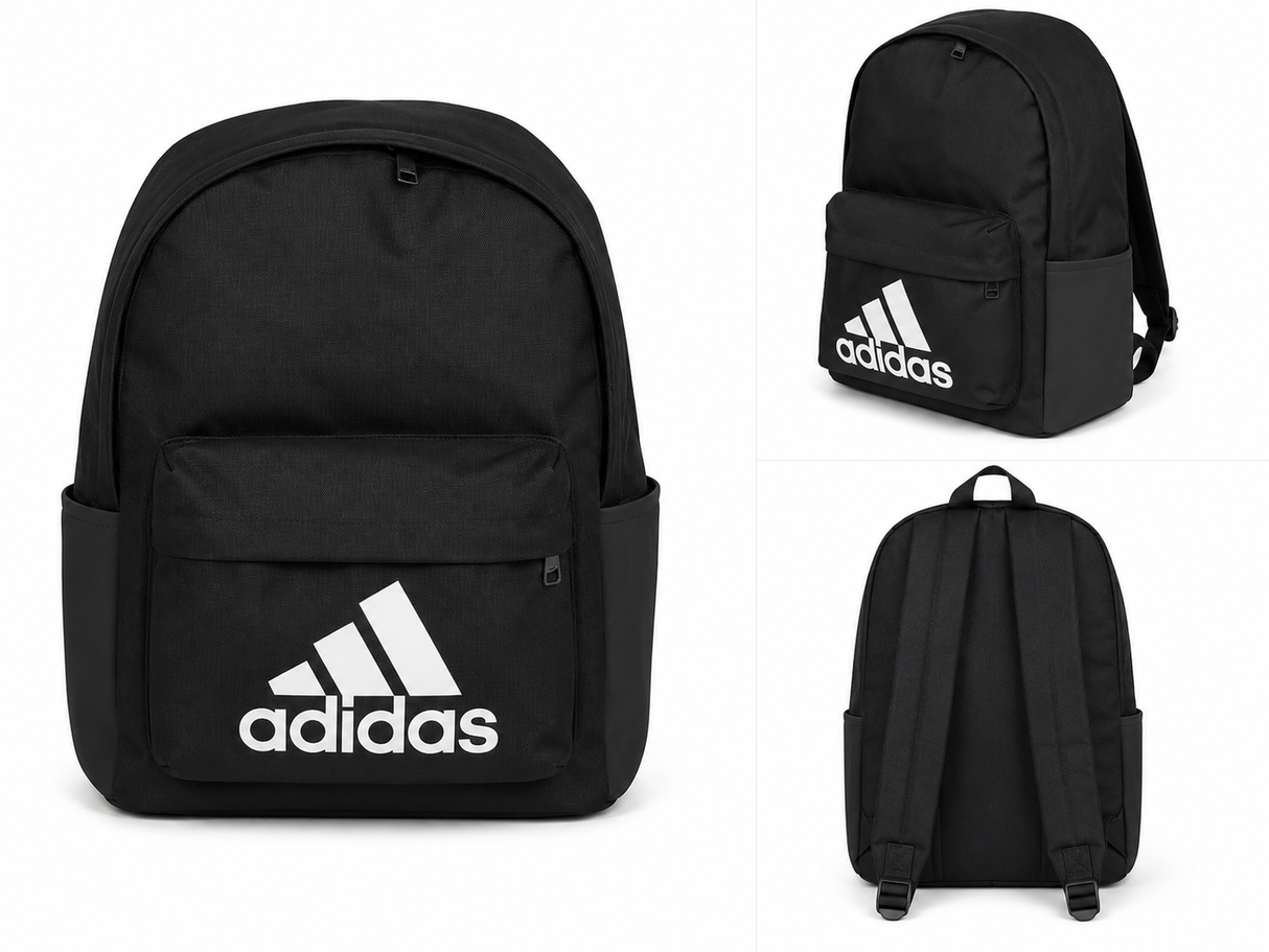 Adidas Unisex Classic Badge Sport Backpack - Black/White