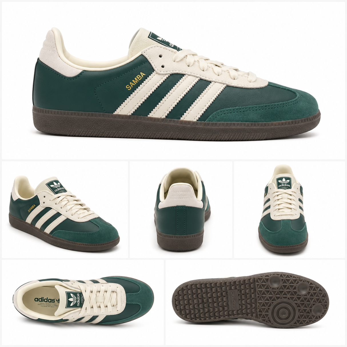 Adidas Unisex Samba Og Sneakers - Green