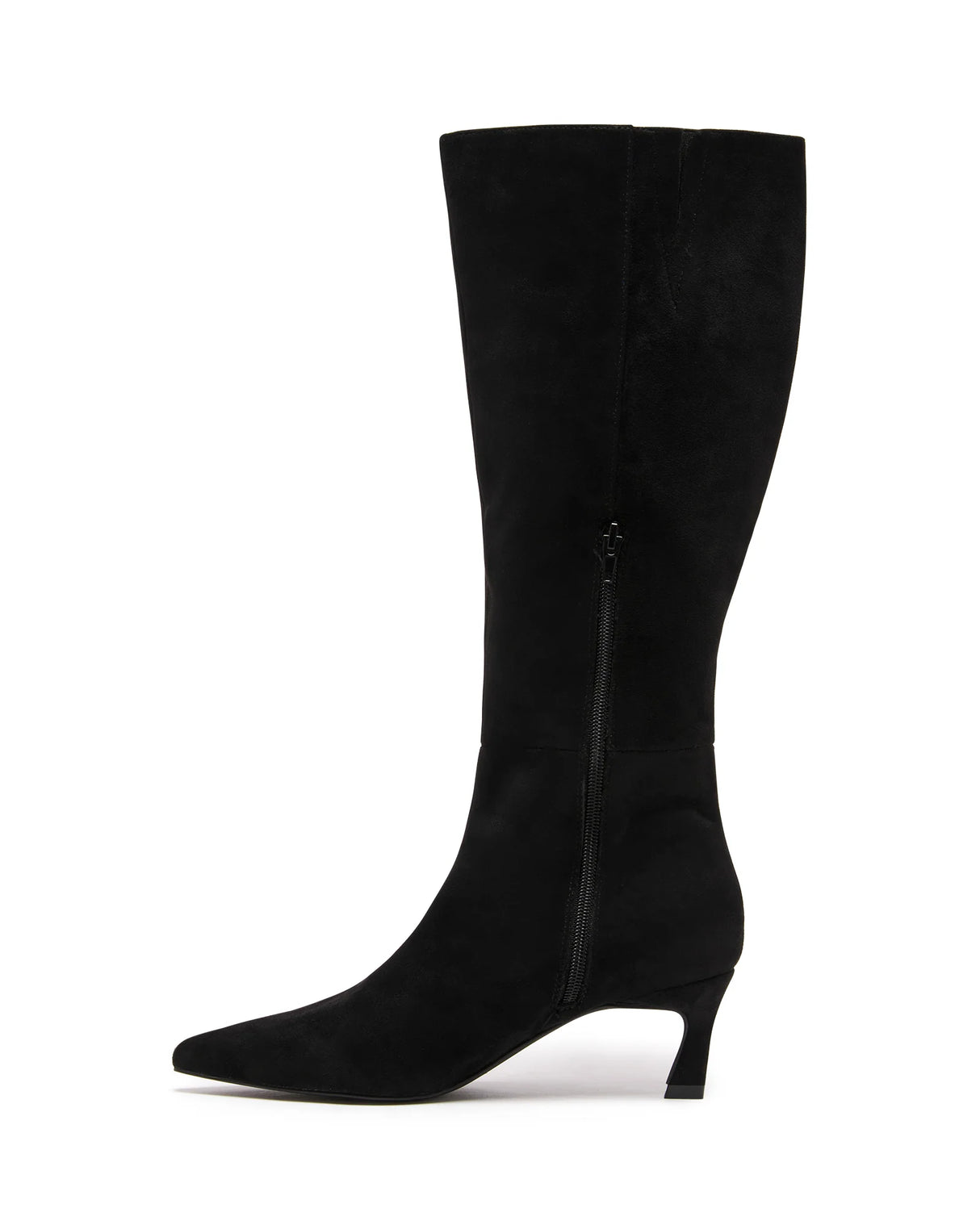 Therapy Dove Black Microsuede