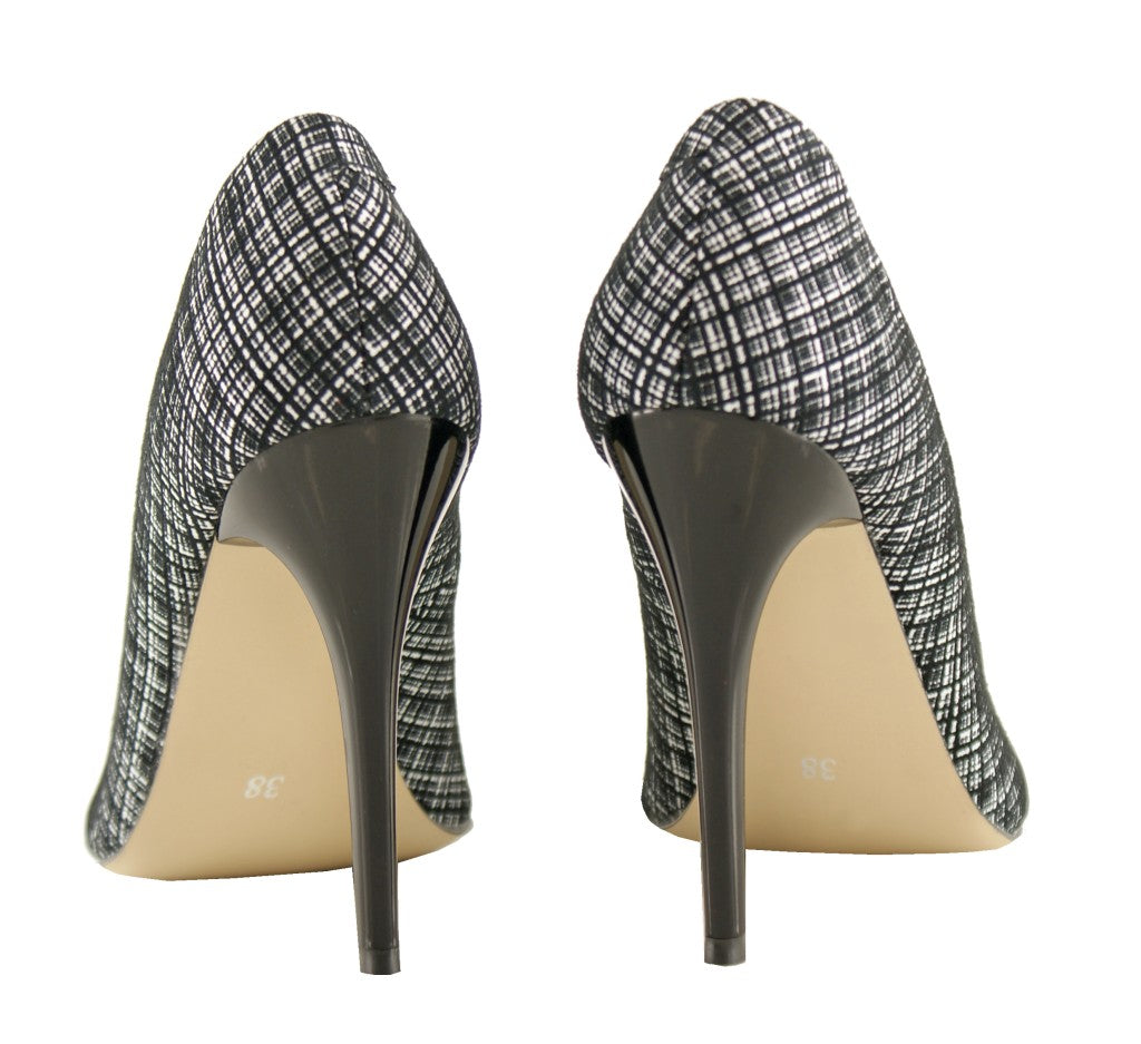 Bosccolo Womens Spike Heels - Black / White
