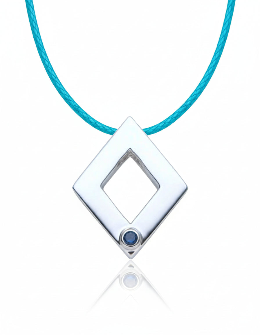 Liv Oliver 18K White Gold Modern Necklace