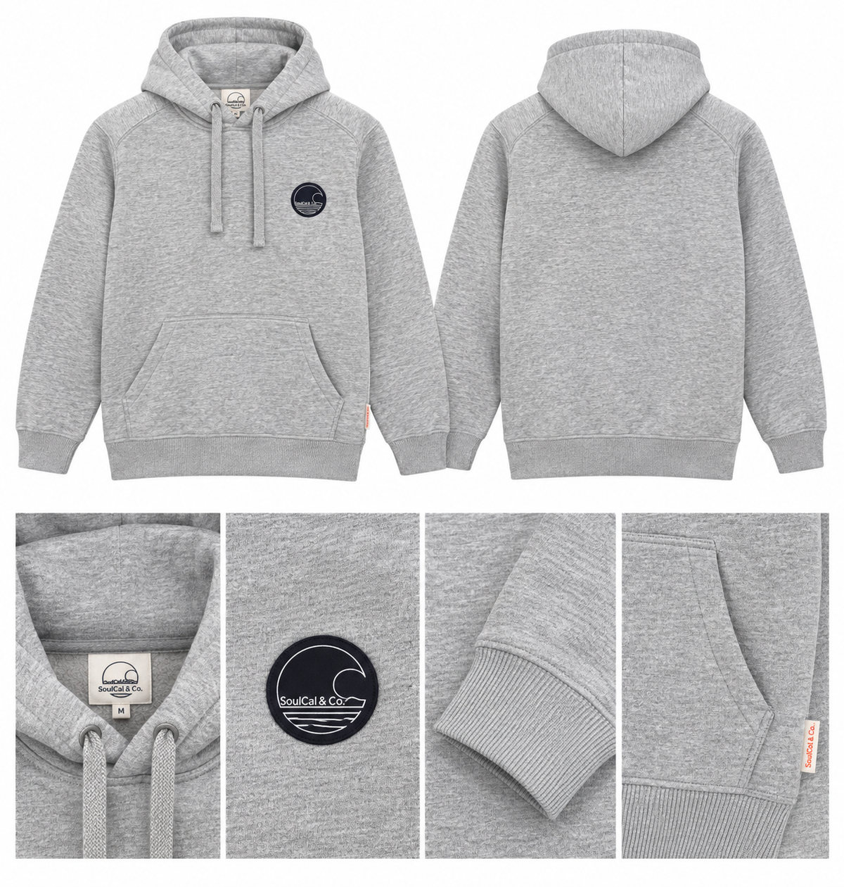 SoulCal Men's Soul Cal Signiture OTH Hoodie - Grey Marle