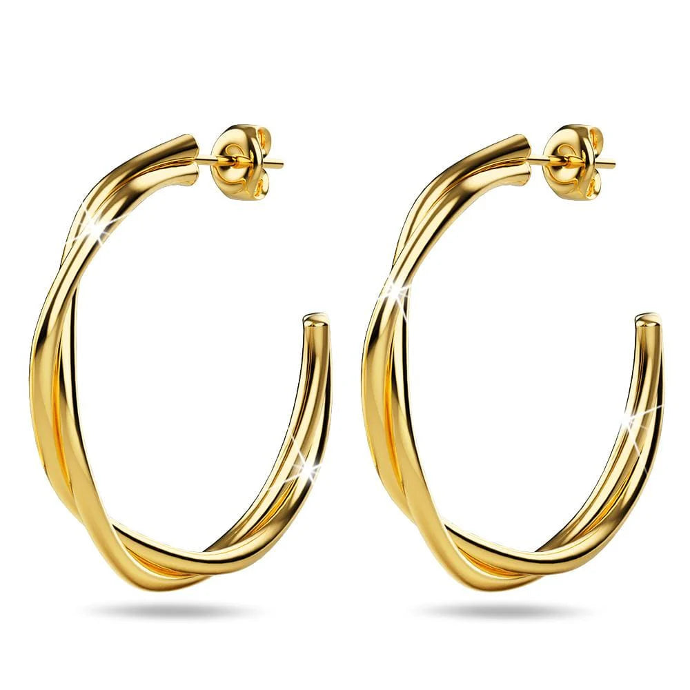 Bullion Gold Elsa Gold Stud Earrings