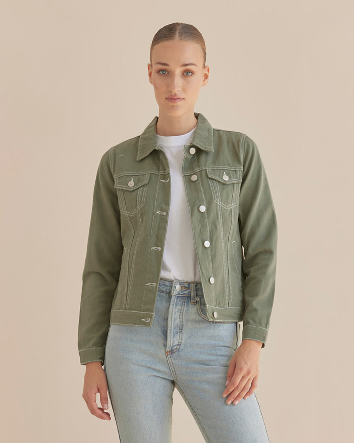 Amelius Alliance Drill Denim Jacket - Desert Sage