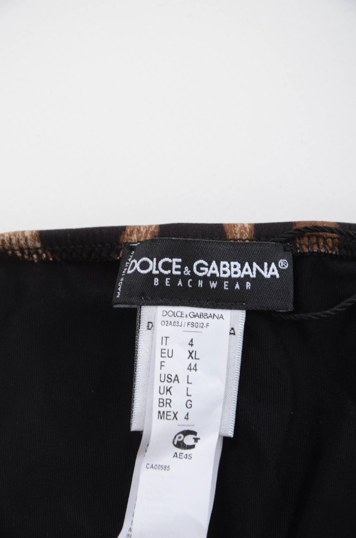 Dolce & Gabbana Women Bottom Animal Print Bikini