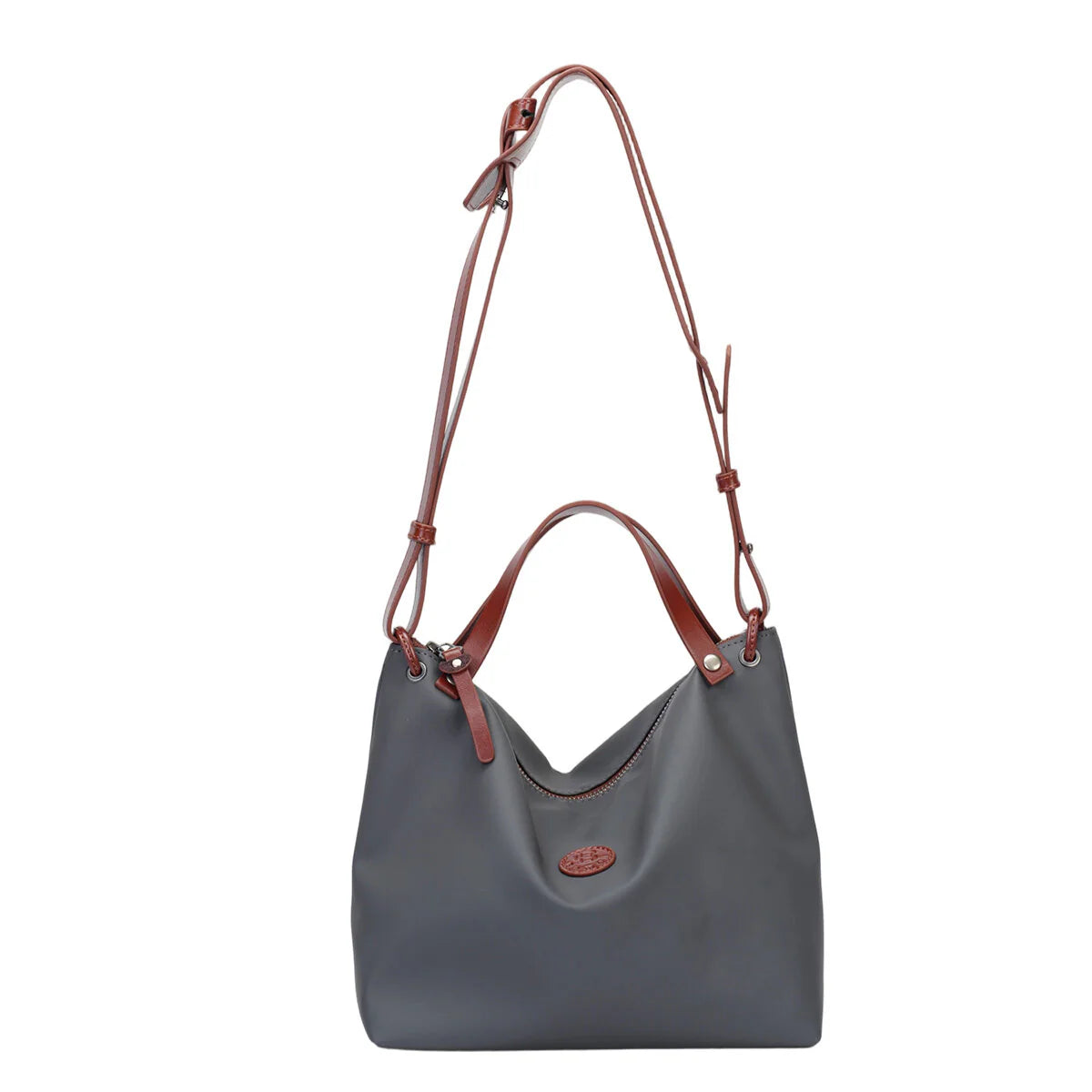 BAMEI Cordura Ballistic Nylon Slouchy Tote Bag - Charcoal