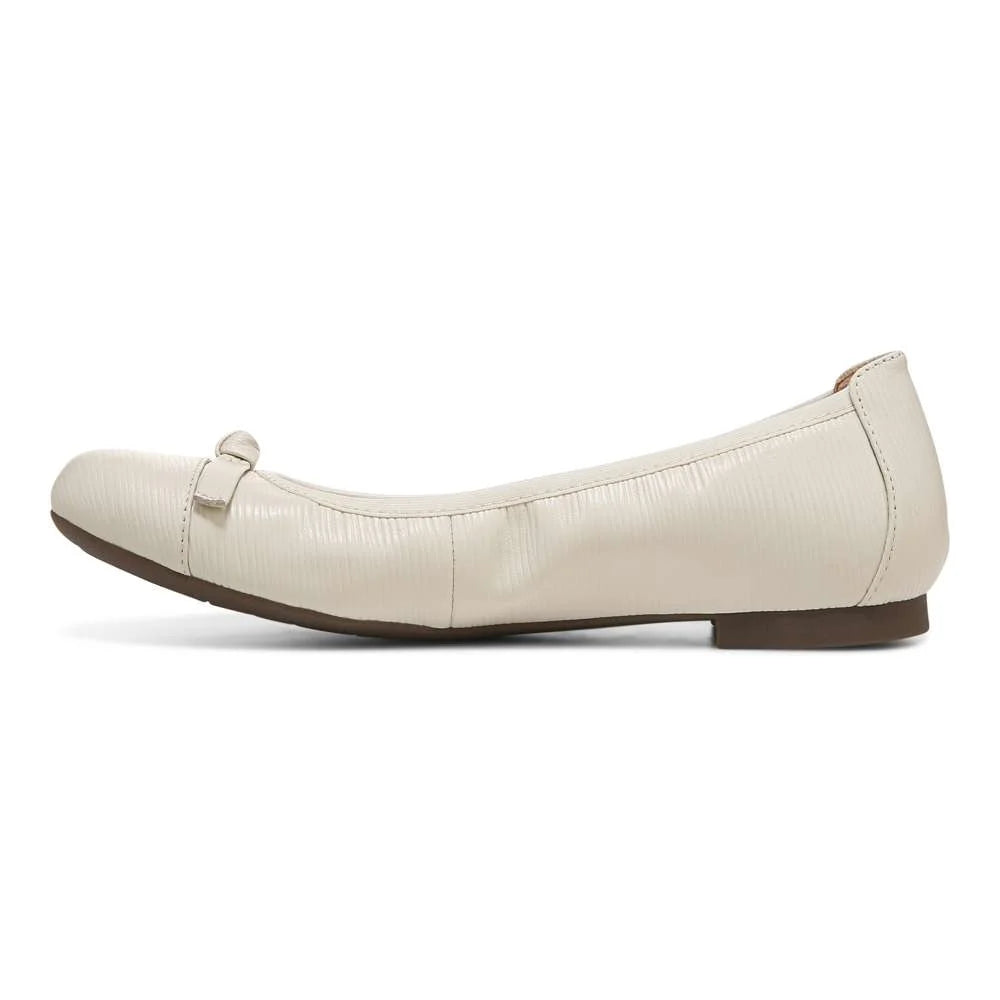 Vionic Amorie Ballet Flat - Cream Wavy