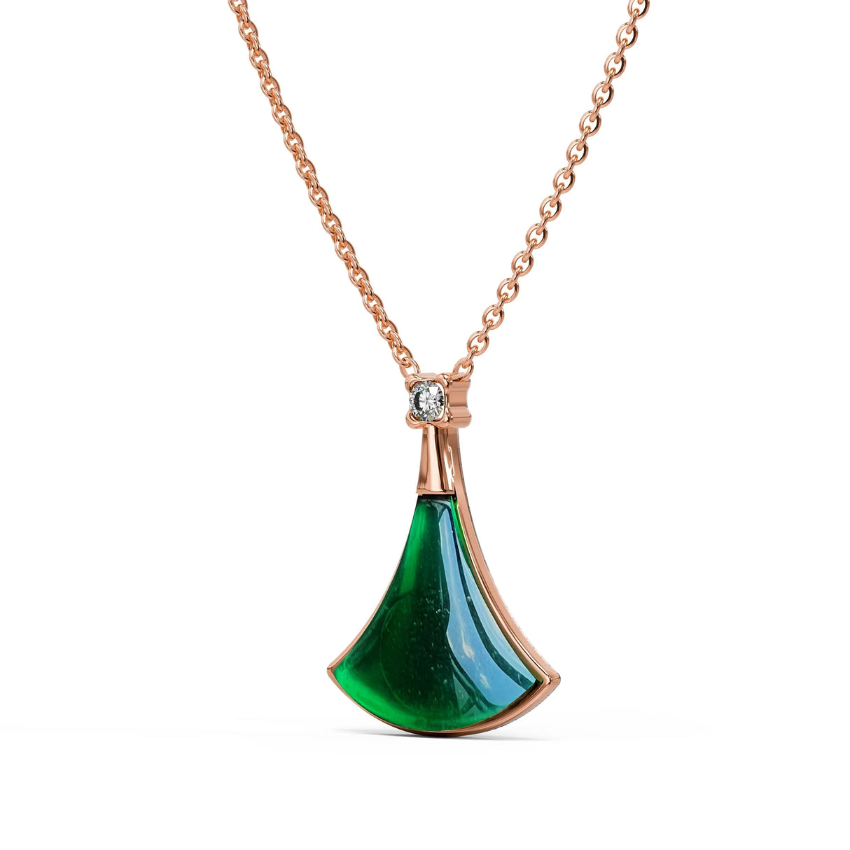 Bullion Gold Diva's Dream Necklace in Rose Gold