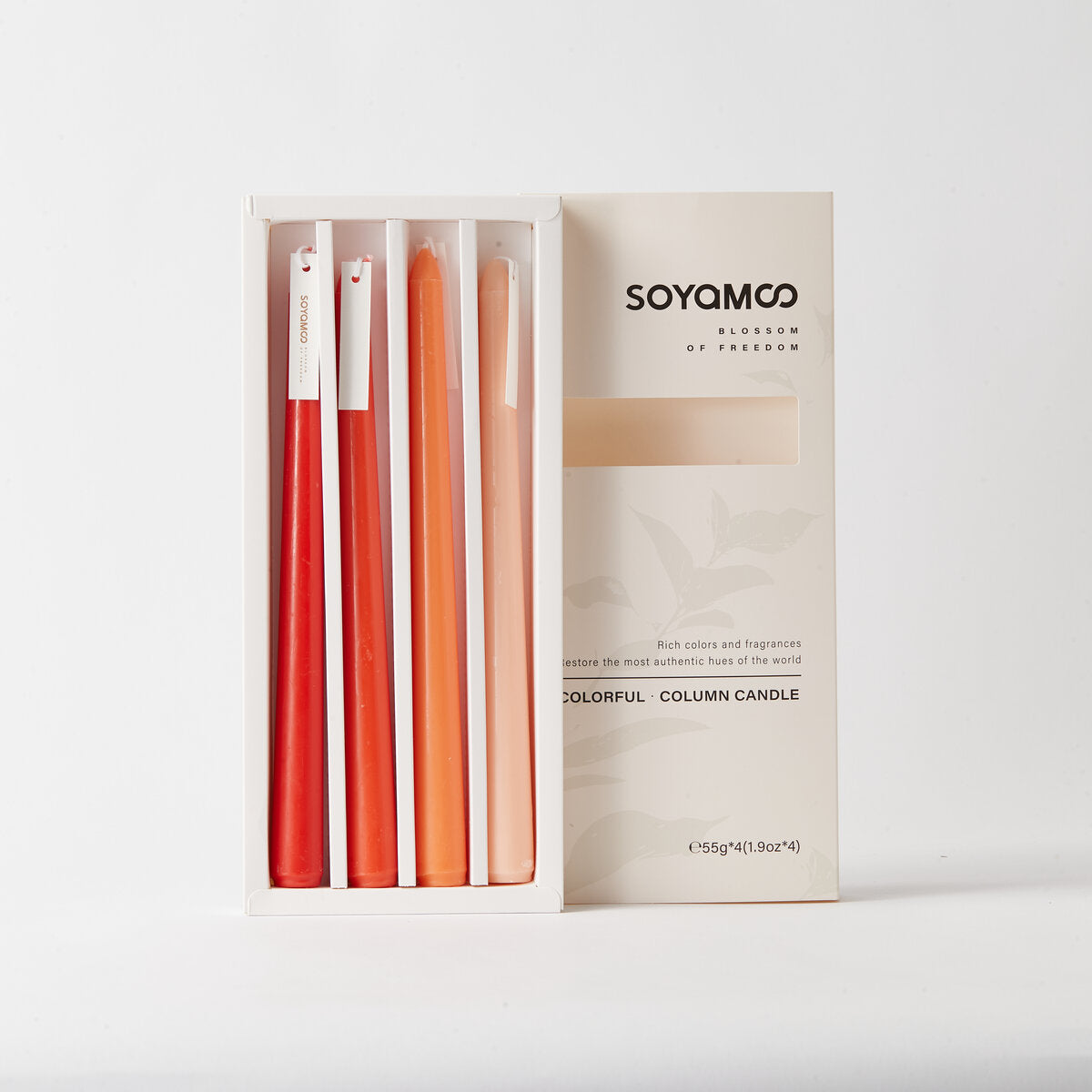 Citrus Breeze Ombre Taper Candles