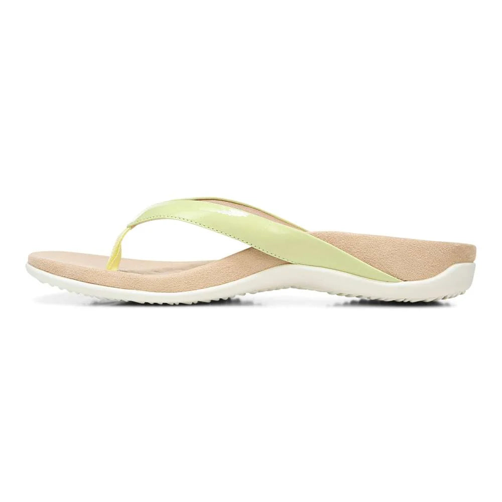 Vionic Dillon Toe Post Sandal - Pale Lime