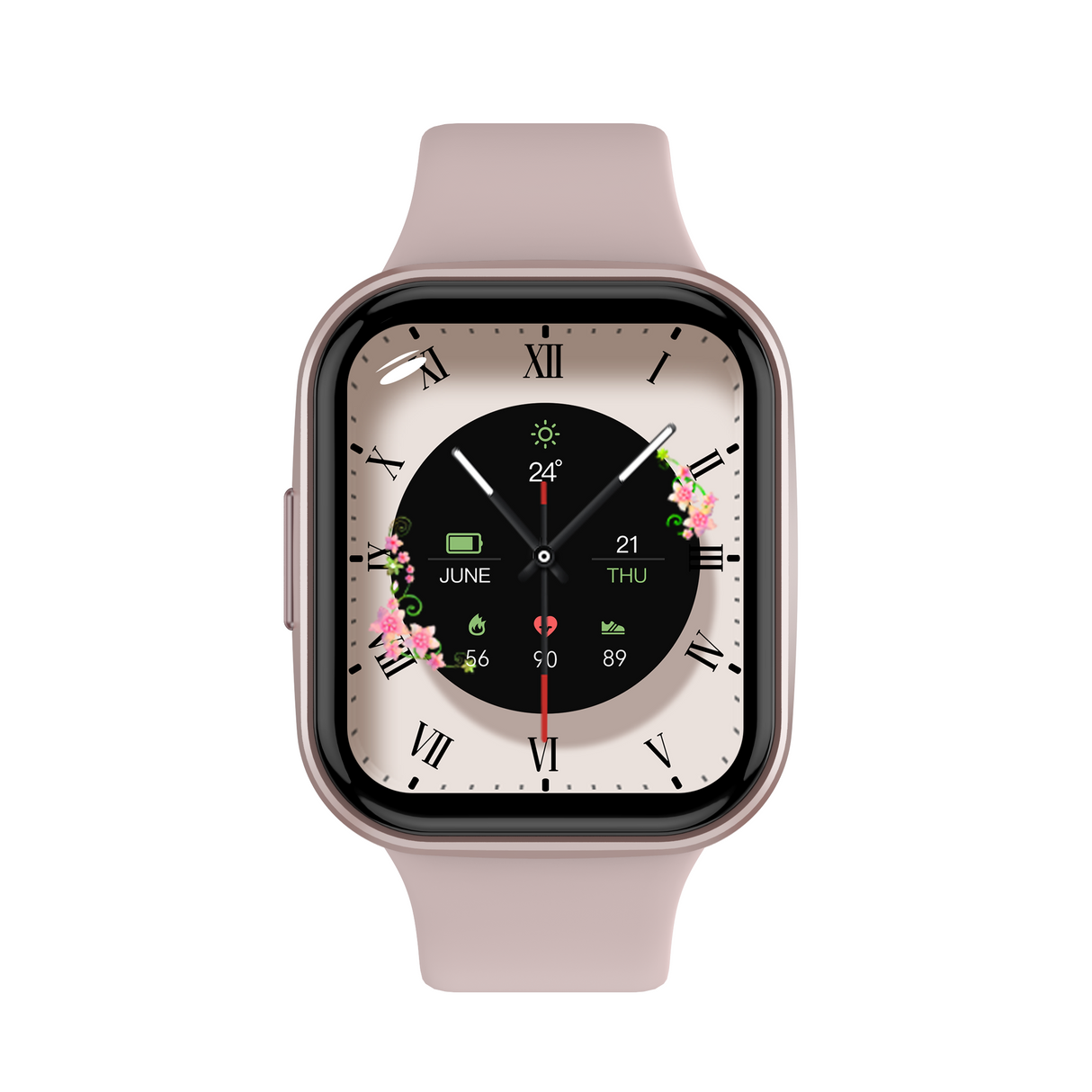 Bluetooth Smart Watch 1.83" Touch Screen Heart Rate BT 5.3 - Pink