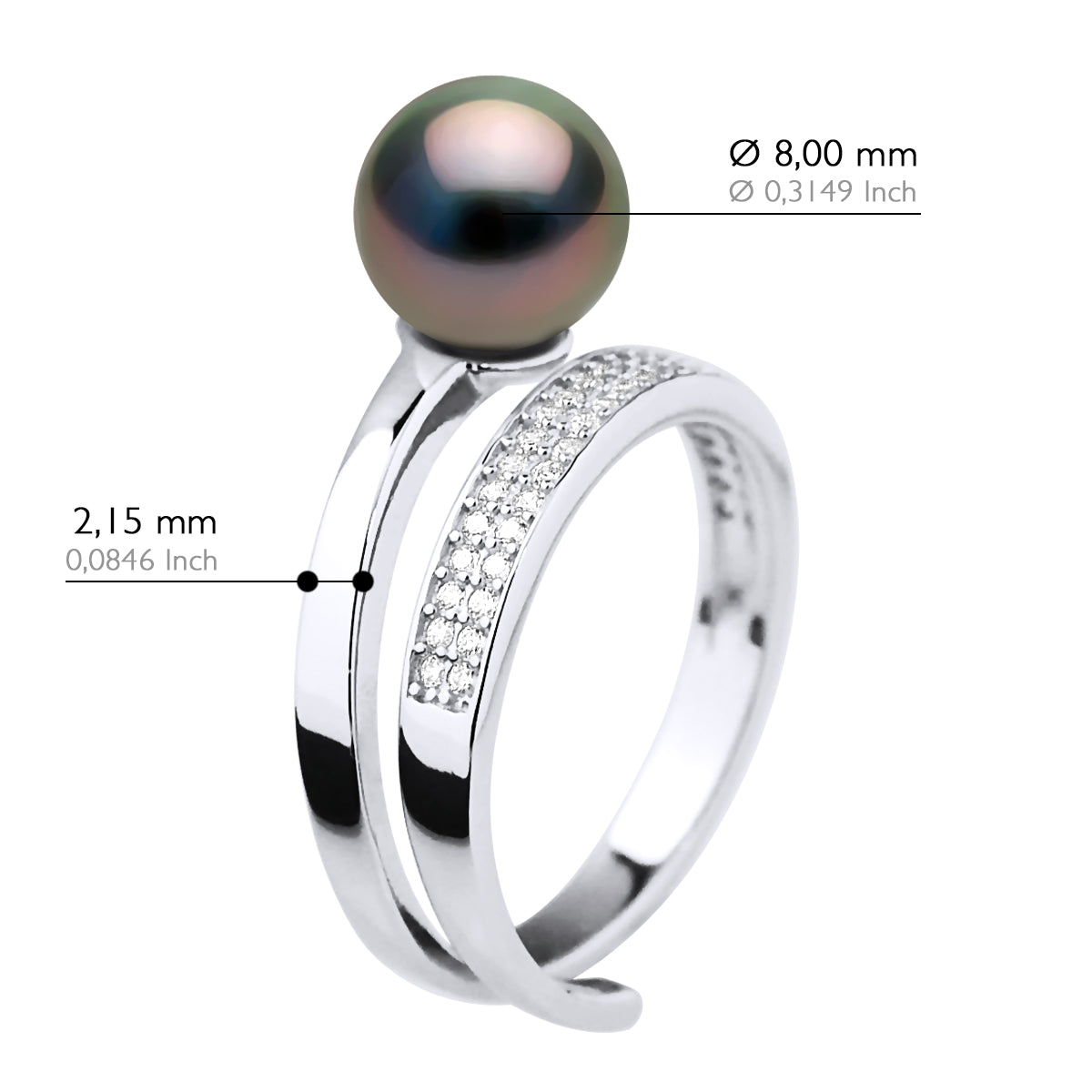 Ring Jewelry - Ring Size adjustable - from Size 48 to Size 62 (France) - see enclosed Sizer