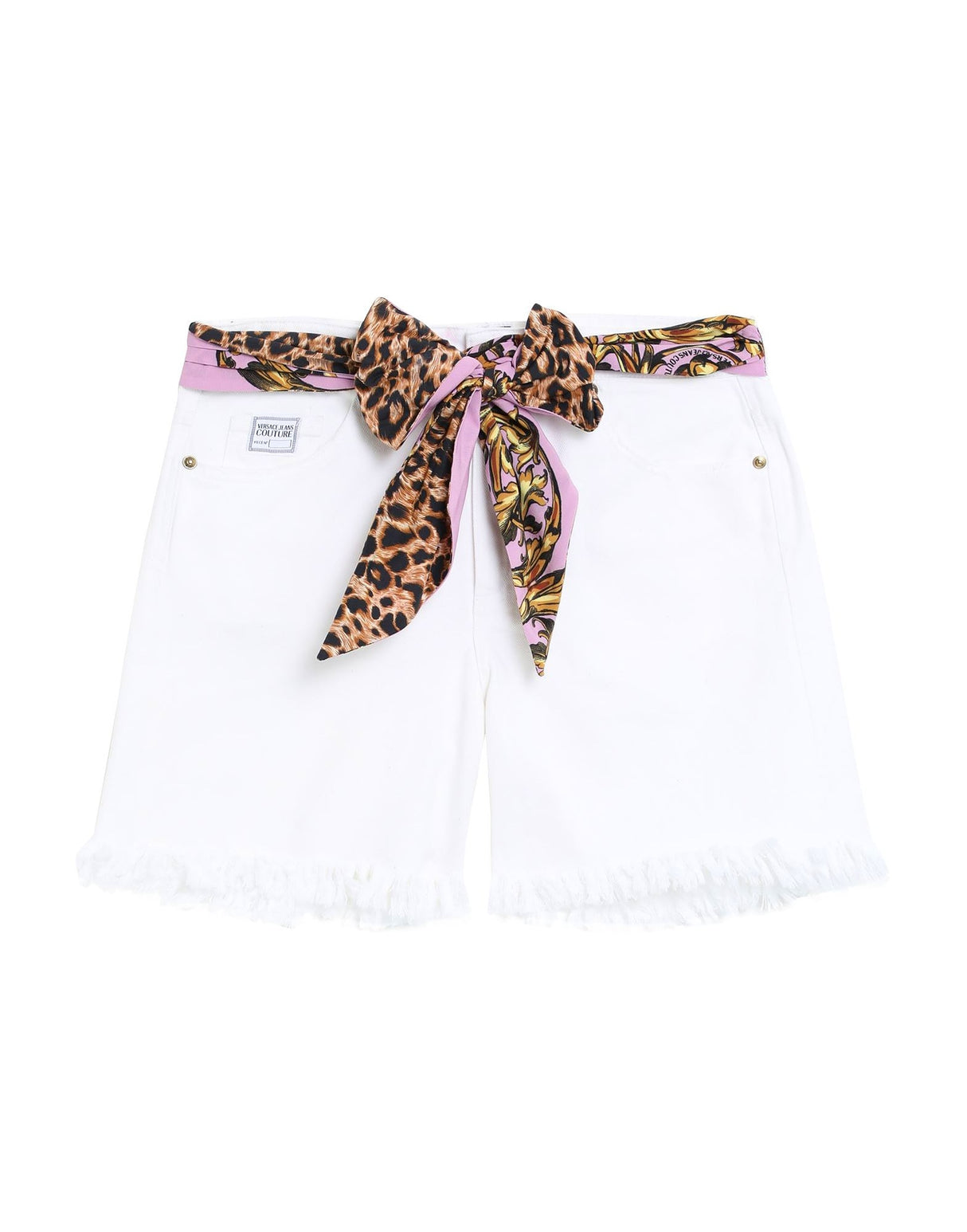 Versace Jeans Couture Womens Denim Shorts - White