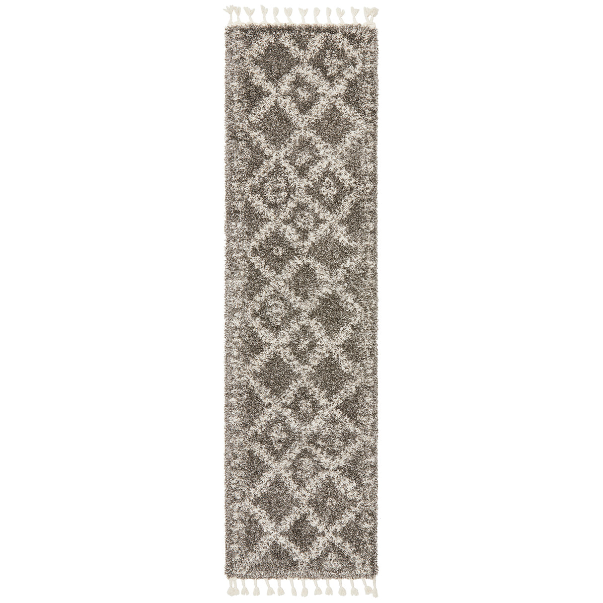 Saffron 33 Grey Runner Rug