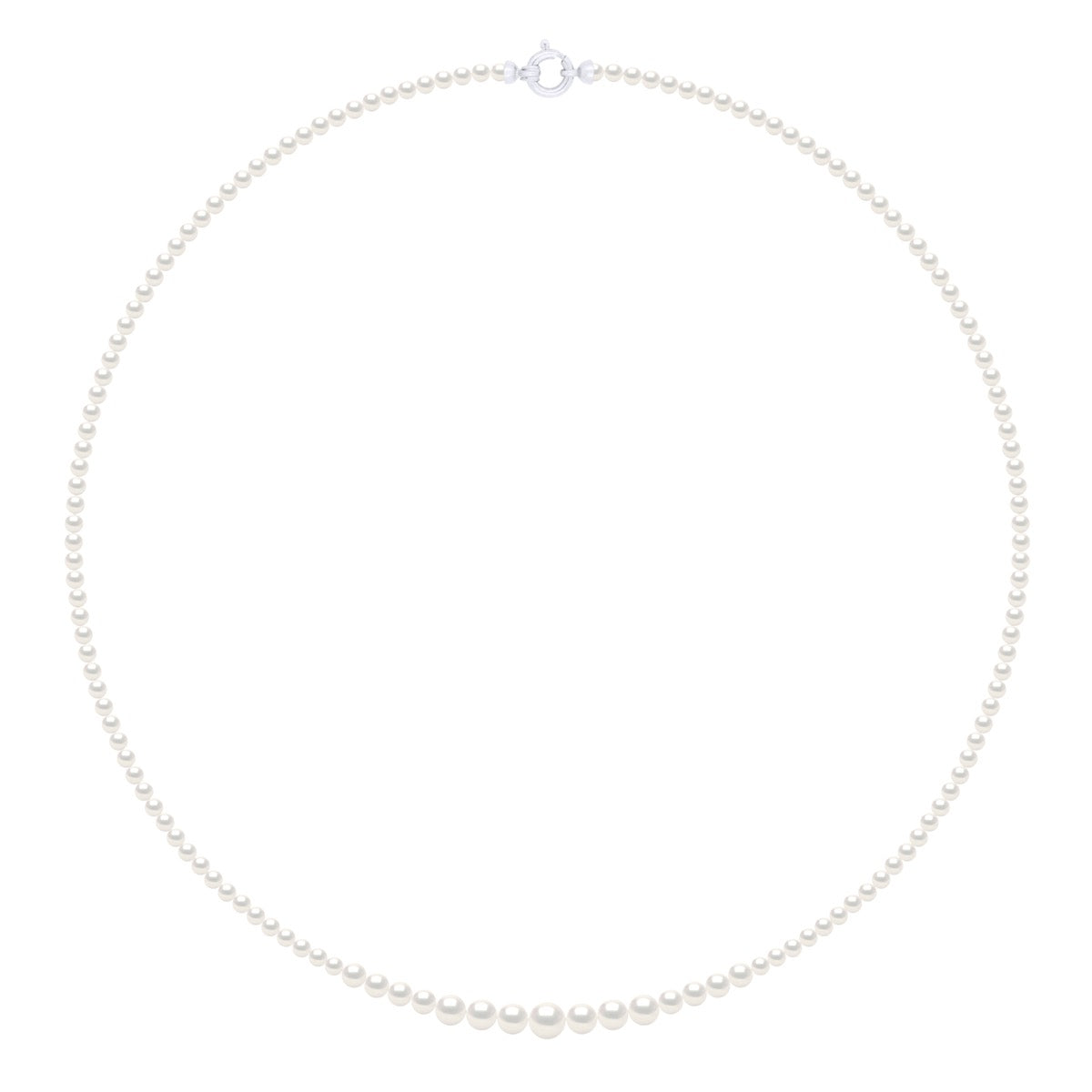 Necklace Chute - Natural White - Longueur 42 cm