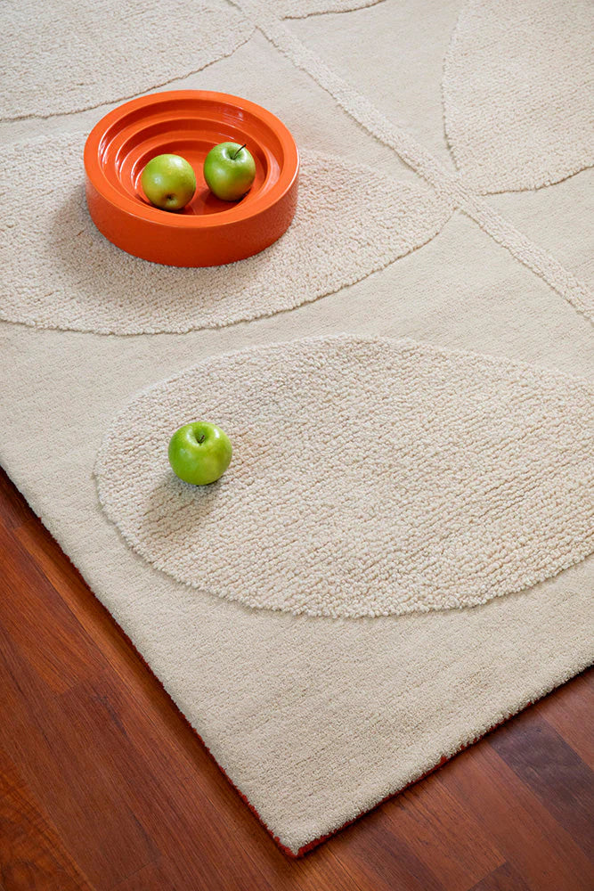 Orla Kiely Solid Stem Ecru 158309 Rug