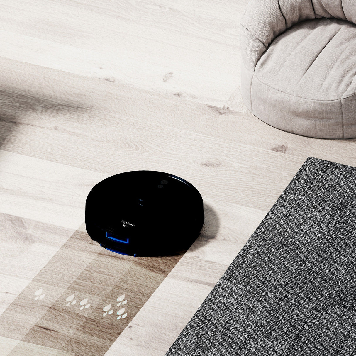 MyGenie Laser Sonic AI Robotic Vacuum and Mop