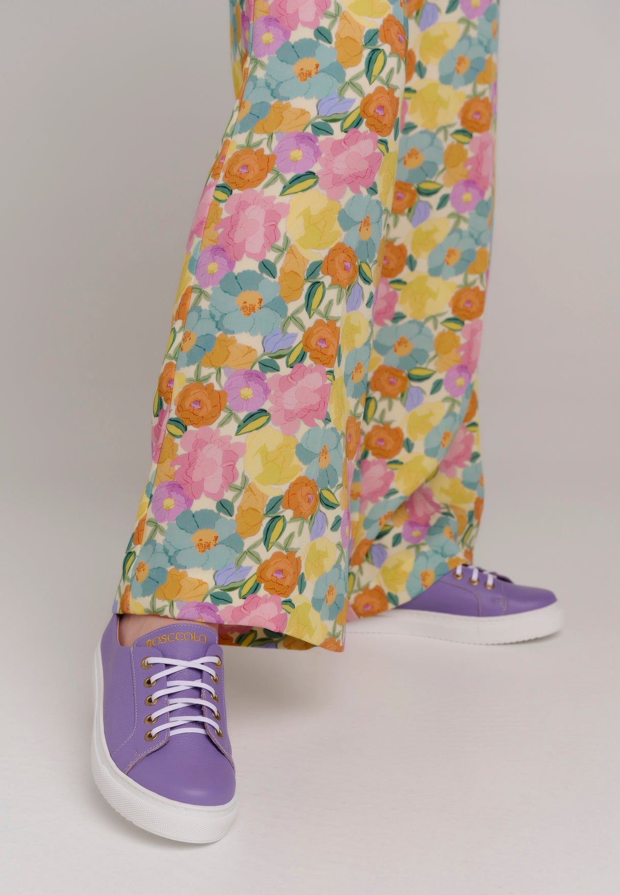 Bosccolo Womens Sneakers - Purple/White