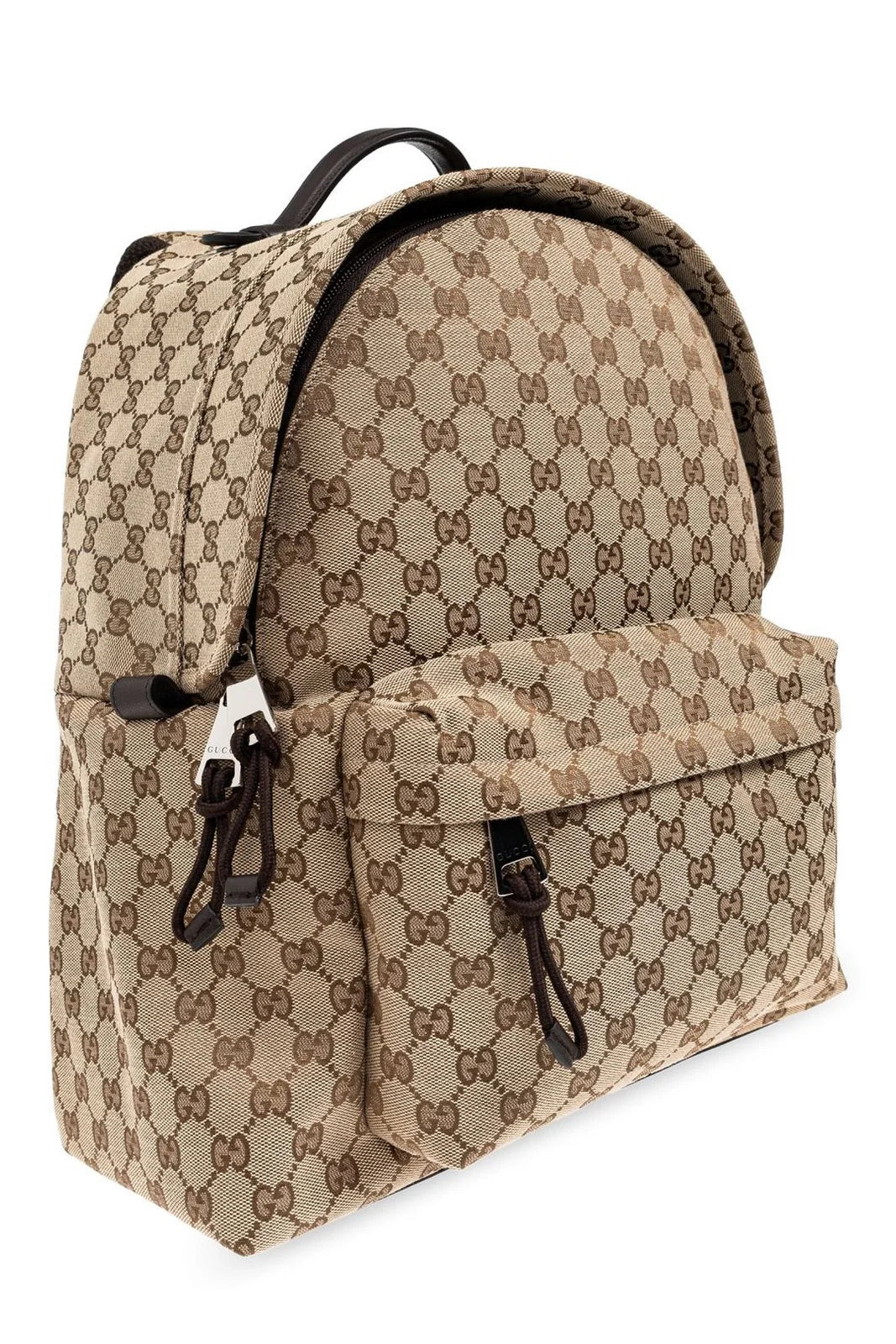 Gucci GG Monogram Backpack - Brown