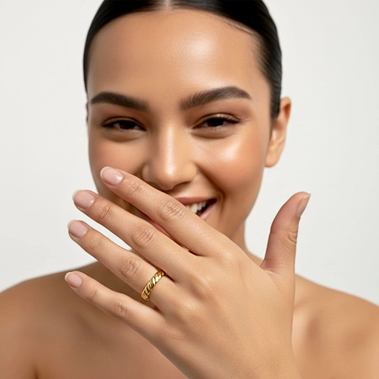 Bullion Gold Harmony Ring Gold Layered Ring