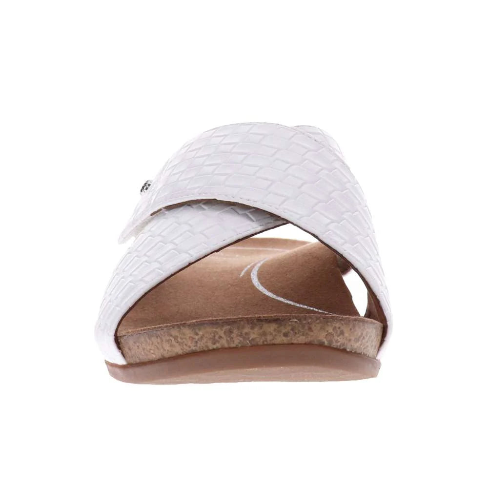 Scholl Jean Brick Wedge - White