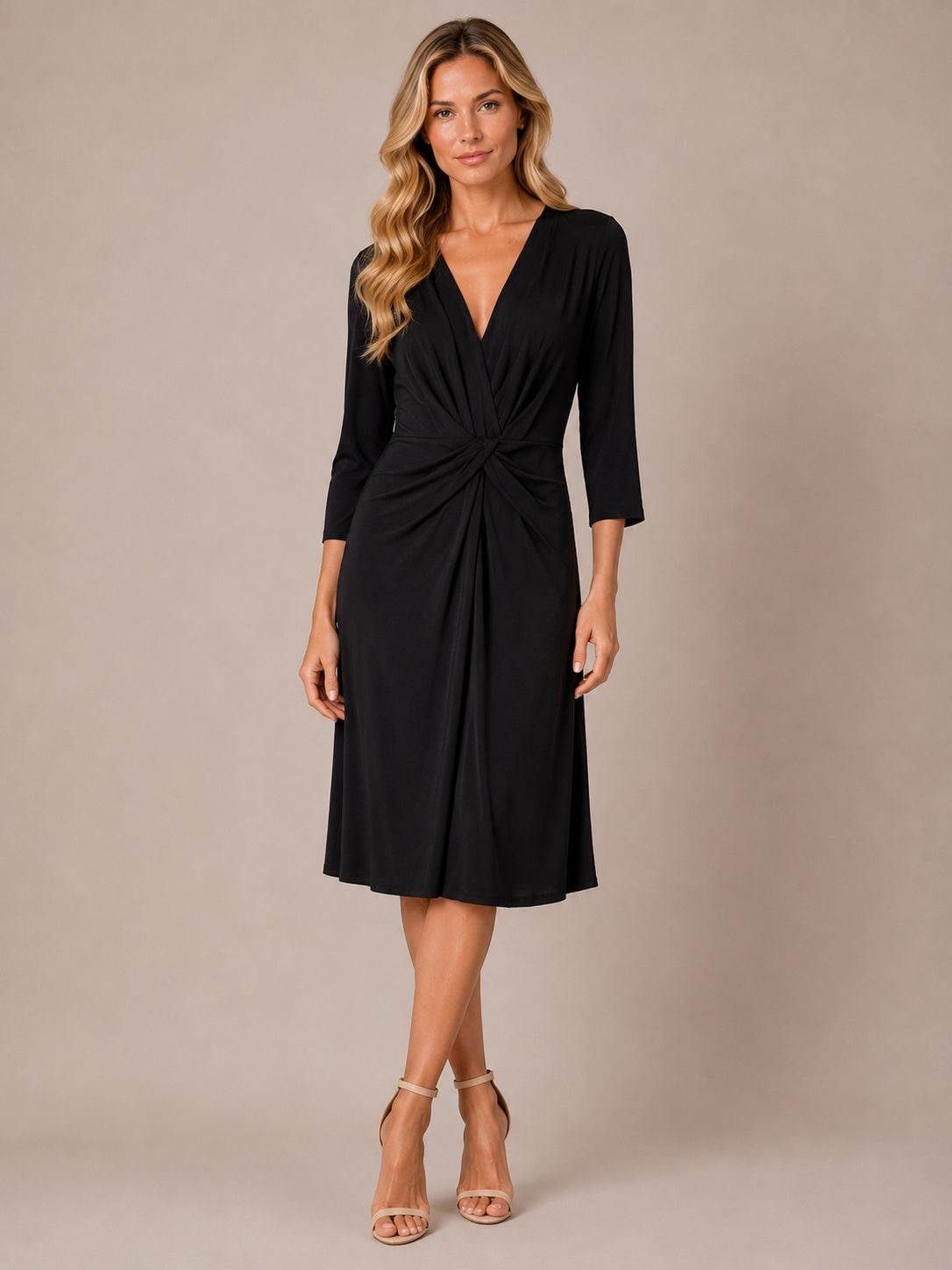 Worship Women's knot Dress - Black
