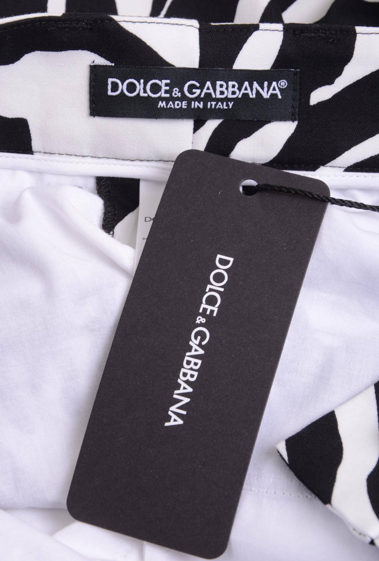 Dolce & Gabbana Women Zebra Mini Short