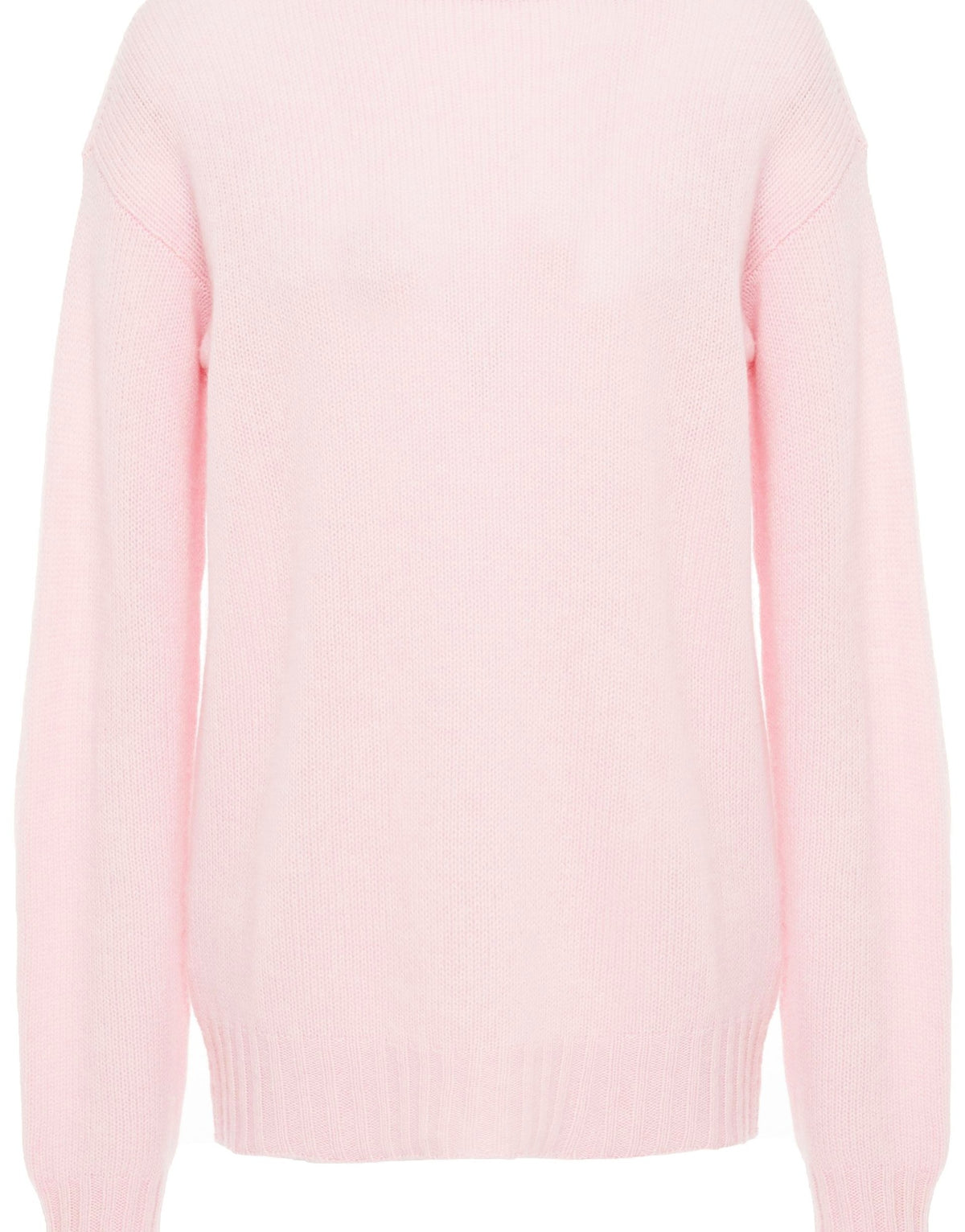 Prada Womens Crew Neck Sweaters - Pastel pink