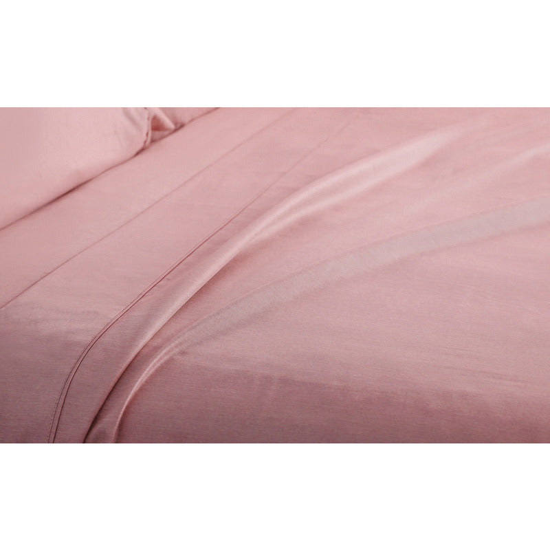Ramesses Original 2000TC Antibectiral Bamboo Sheet Set - Tea Rose