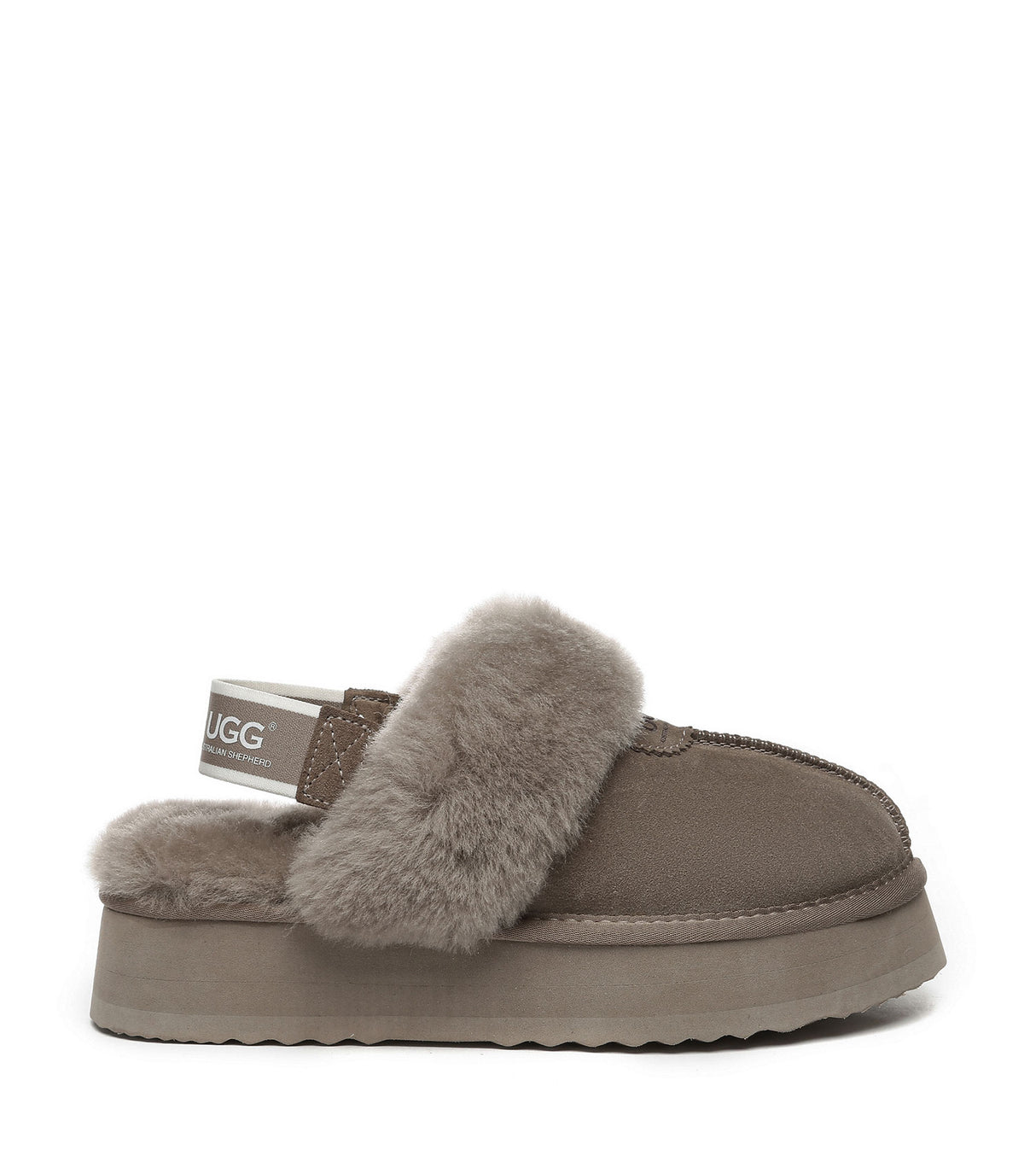 Australian Shepherd UGG Waffle Platform - Brown
