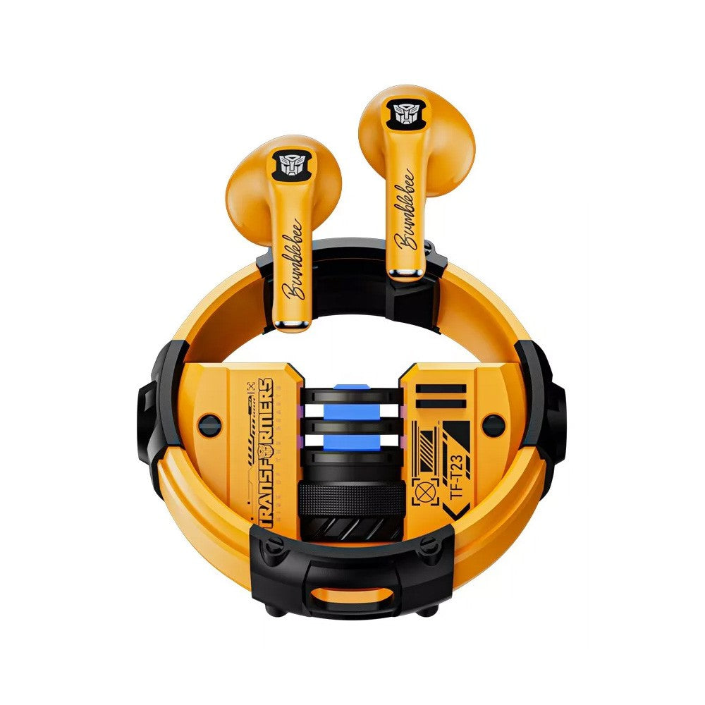Transformers Wireless Earbud Earphones Bluetooth V5.4 TF-T23 - Yellow