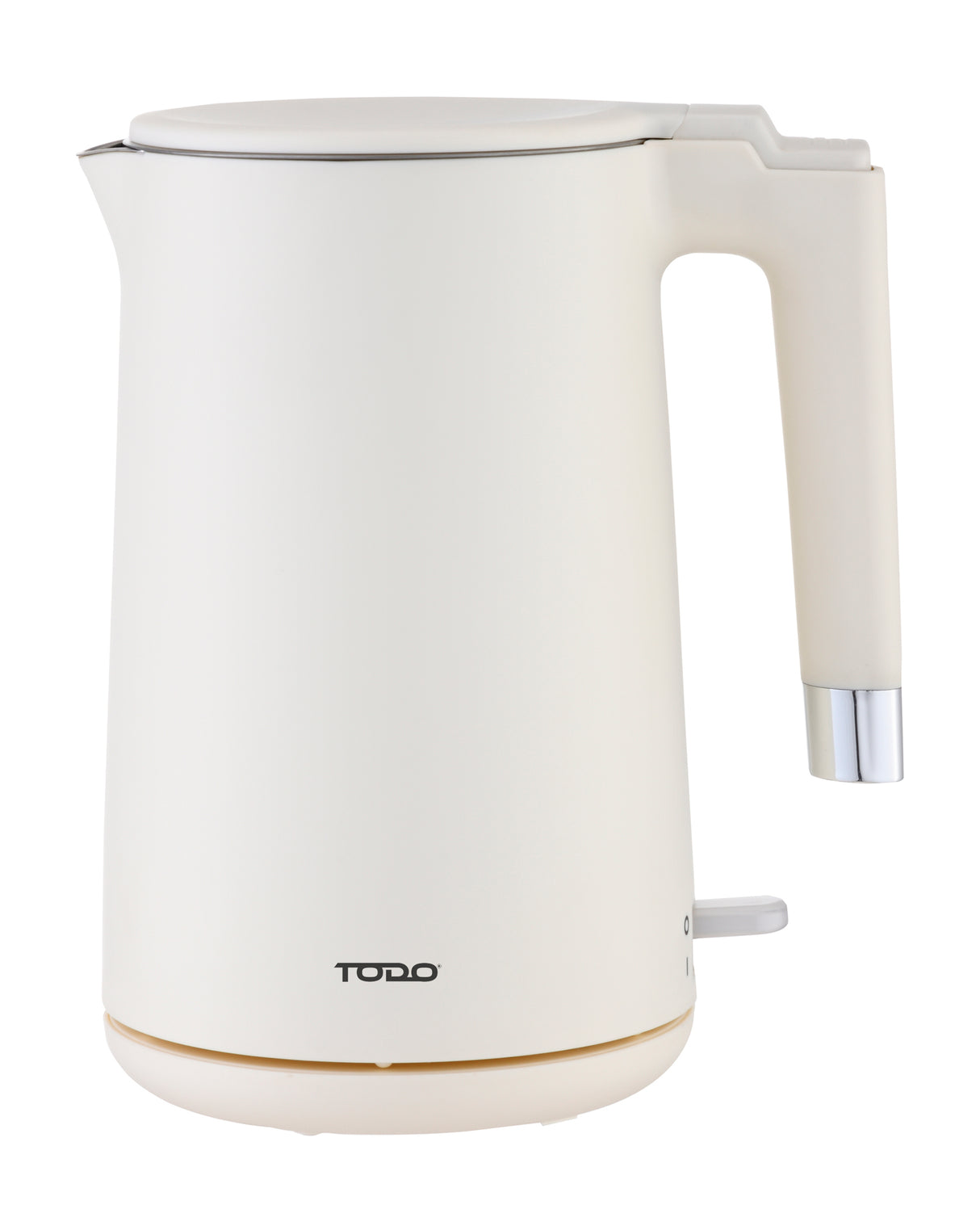 TODO 1.7L Electric Cordless Kettle Stainless Steel SUS304 Inner Jug - Cream
