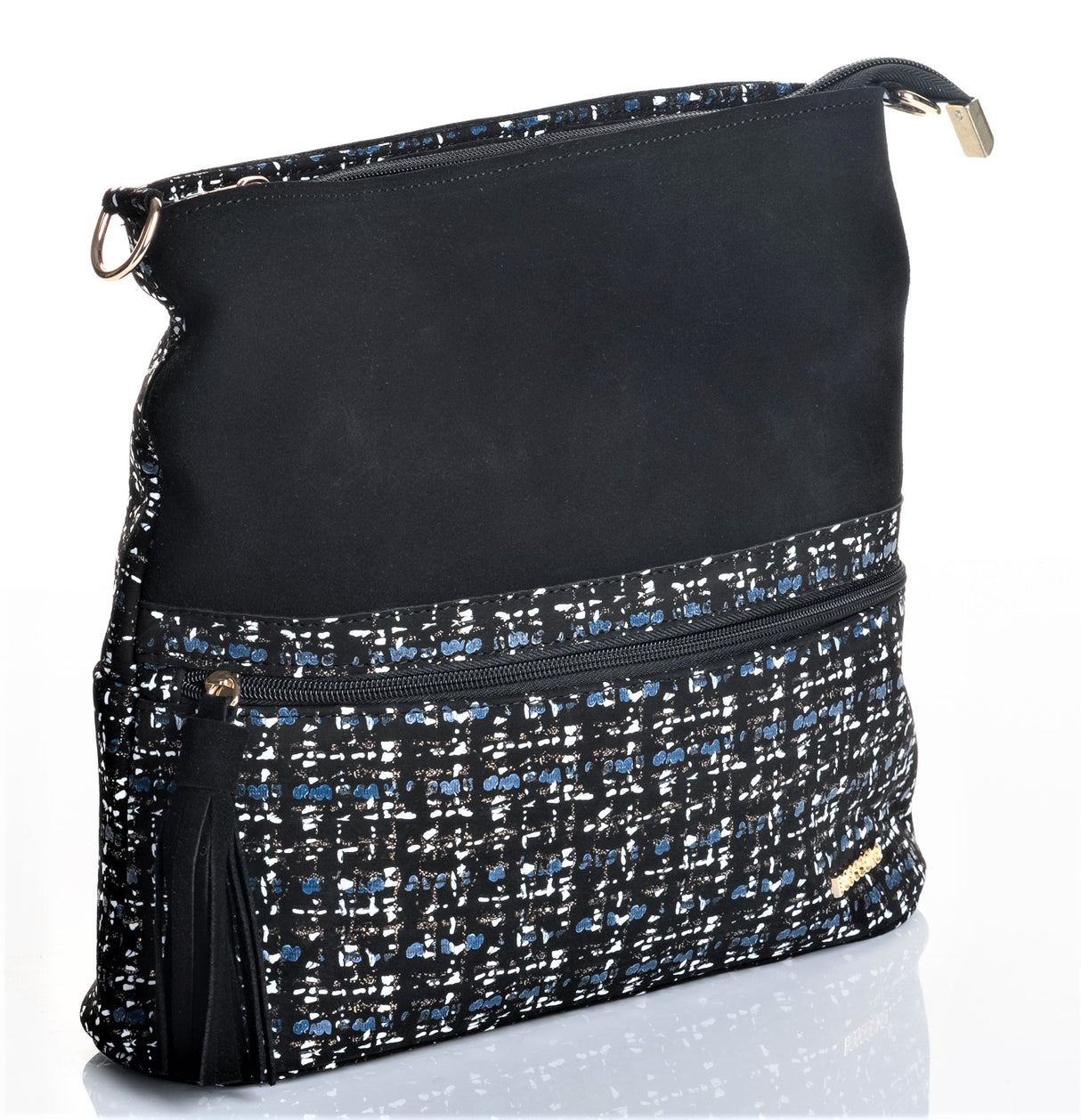 Bosccolo Flat Bag - Blue Tweed