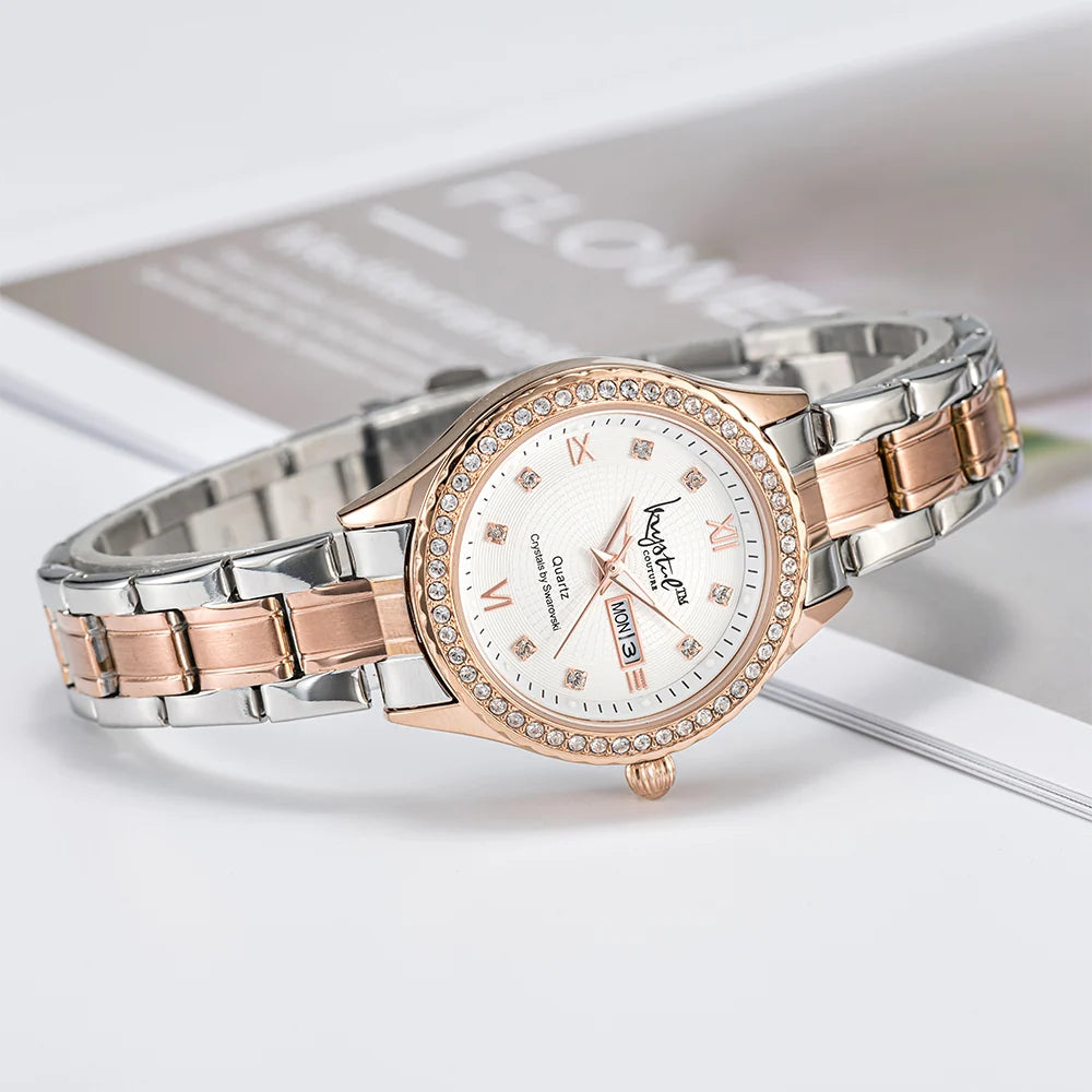 Krystal Couture Lustrous Watch Embellished with SWAROVSKI® Crystals