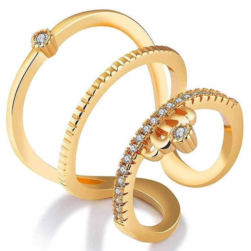 Bullion Gold Famous Madonna Fashion Ring