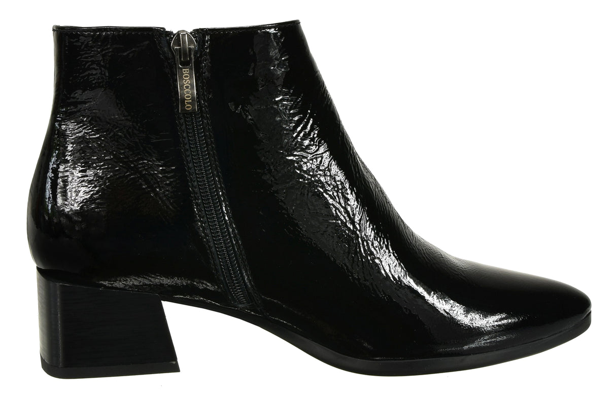 Bosccolo Womens Ankle Boots - Black
