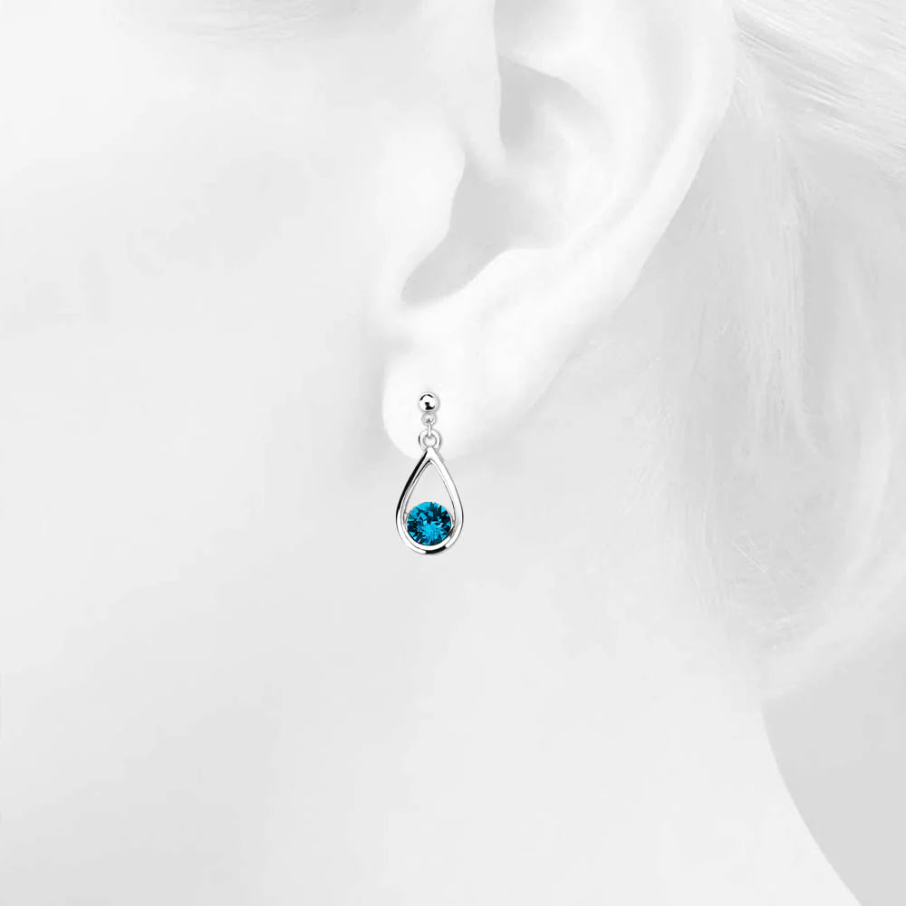 Krystal Couture Morning Dew Earrings Embellished with SWAROVSKI Crystals