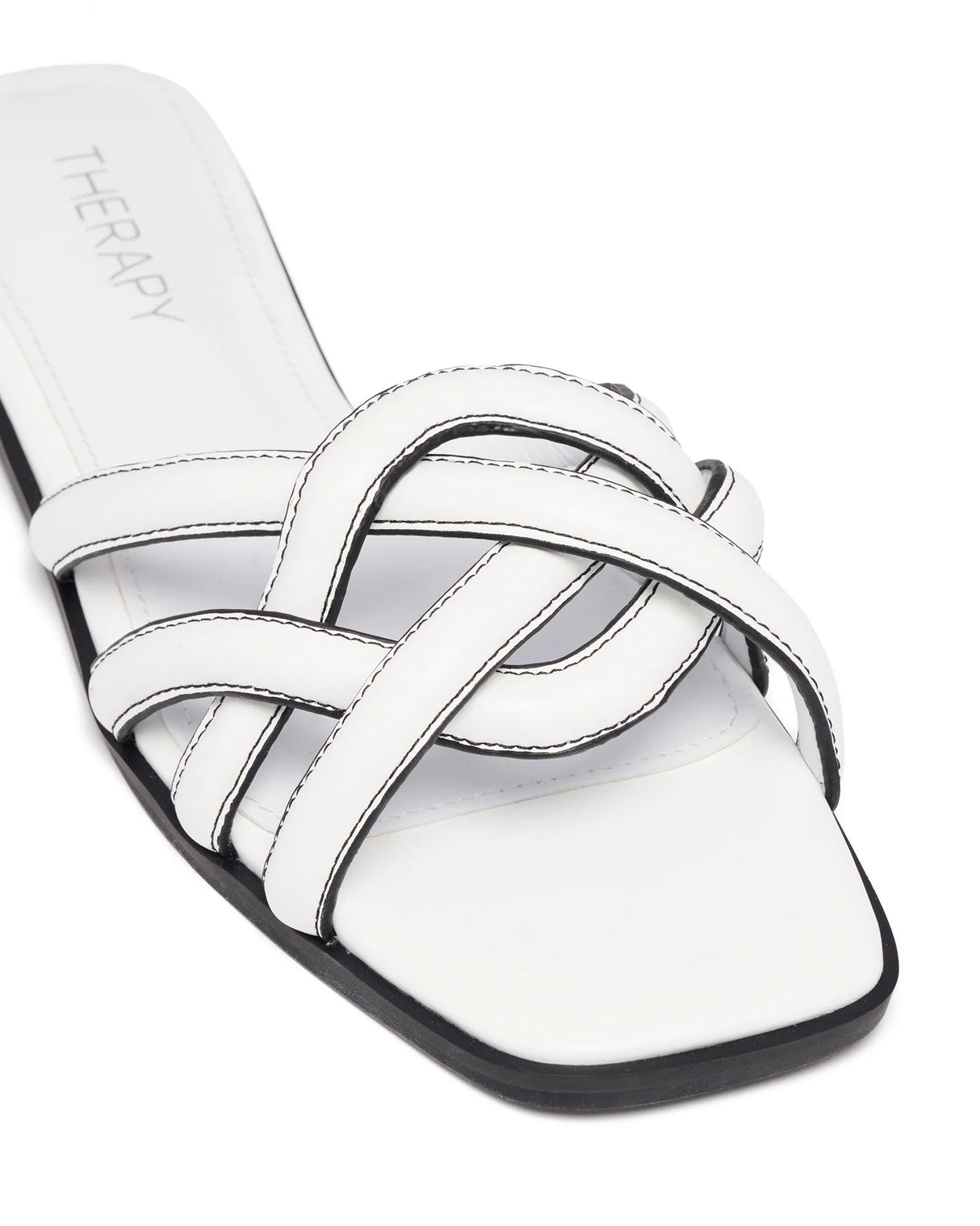 Therapy Gabrielle White Burnished PU