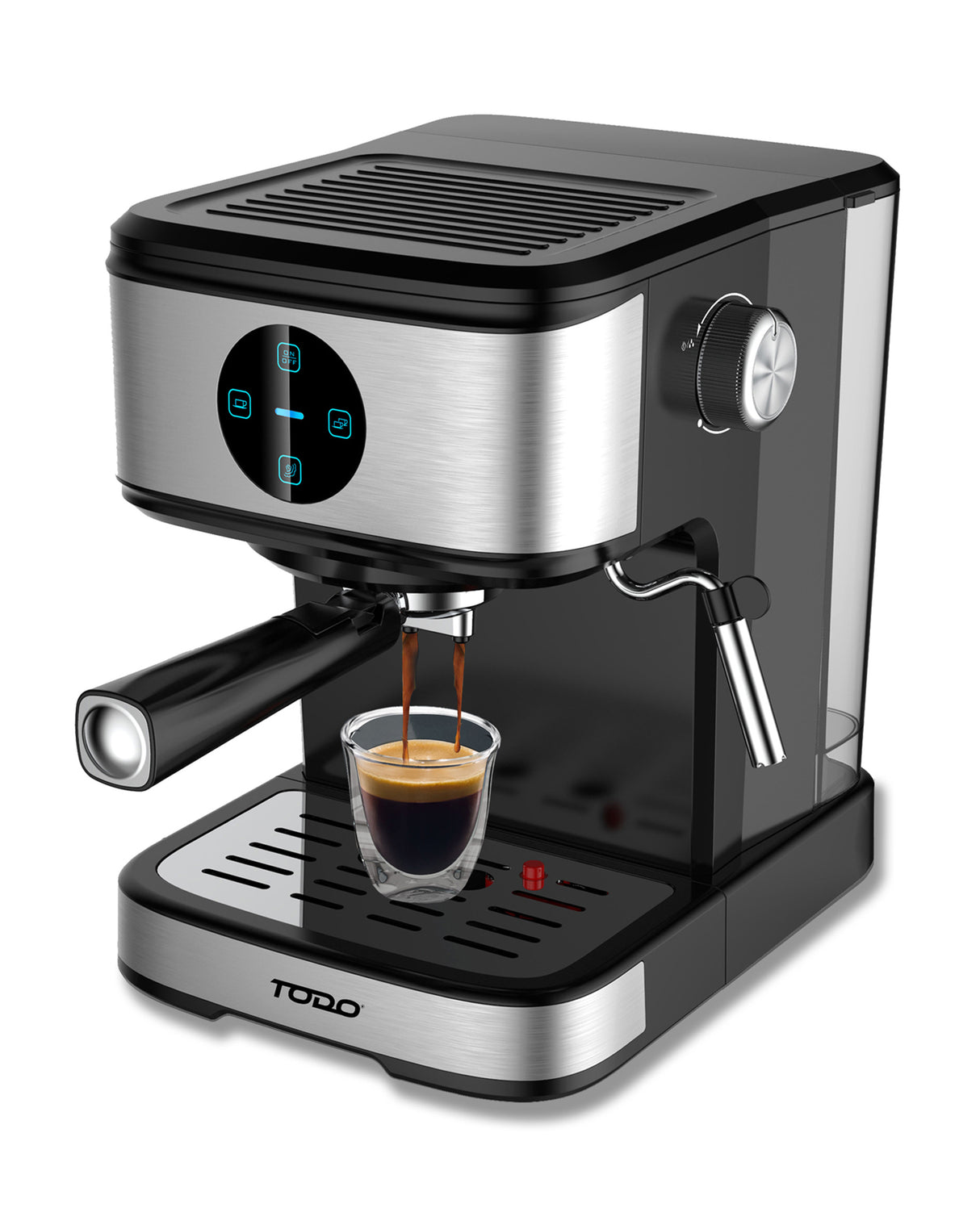 TODO Espresso Coffee Machine Maker Automatic Touch Control 20 Bar Pump 1.5L